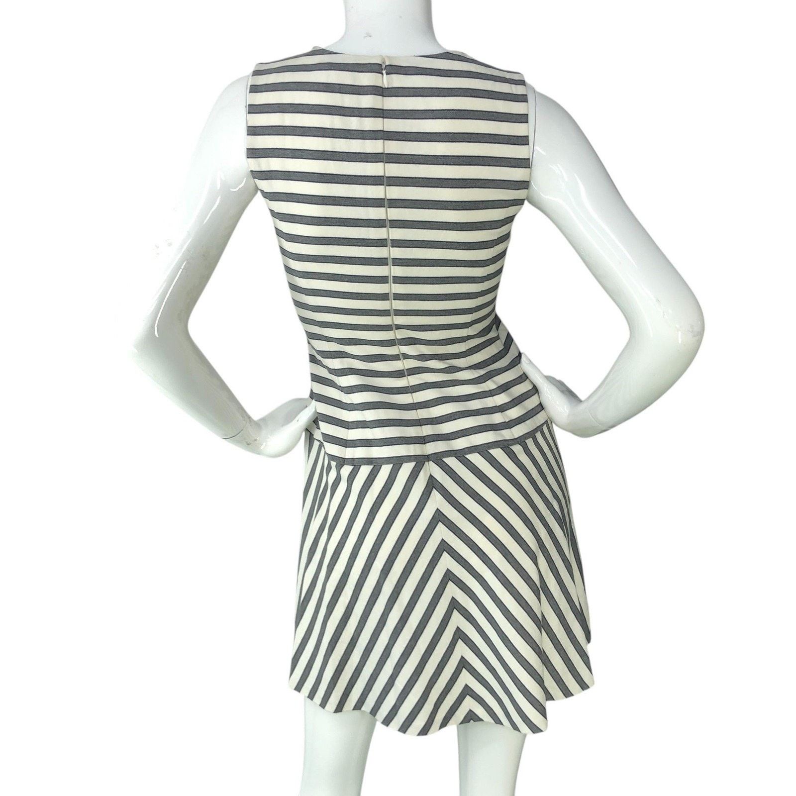 Theory Theory Dress 0 Stripe Sleeveless Alaqua Eastview Skater NEW Size XS / US 0-2 / IT 36-38 - 7 Thumbnail