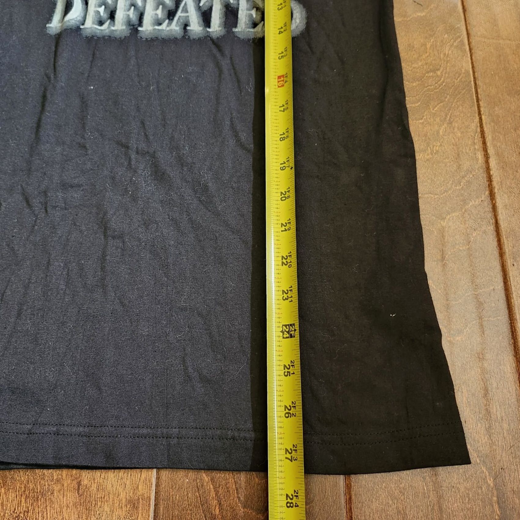 Cotton On Cotton On Men's Black V-Neck T-Shirt - Small Short Sleeve Shirt Mens Black Cant Be Defeated Shirt Size US S / EU 44-46 / 1 - 6 Thumbnail