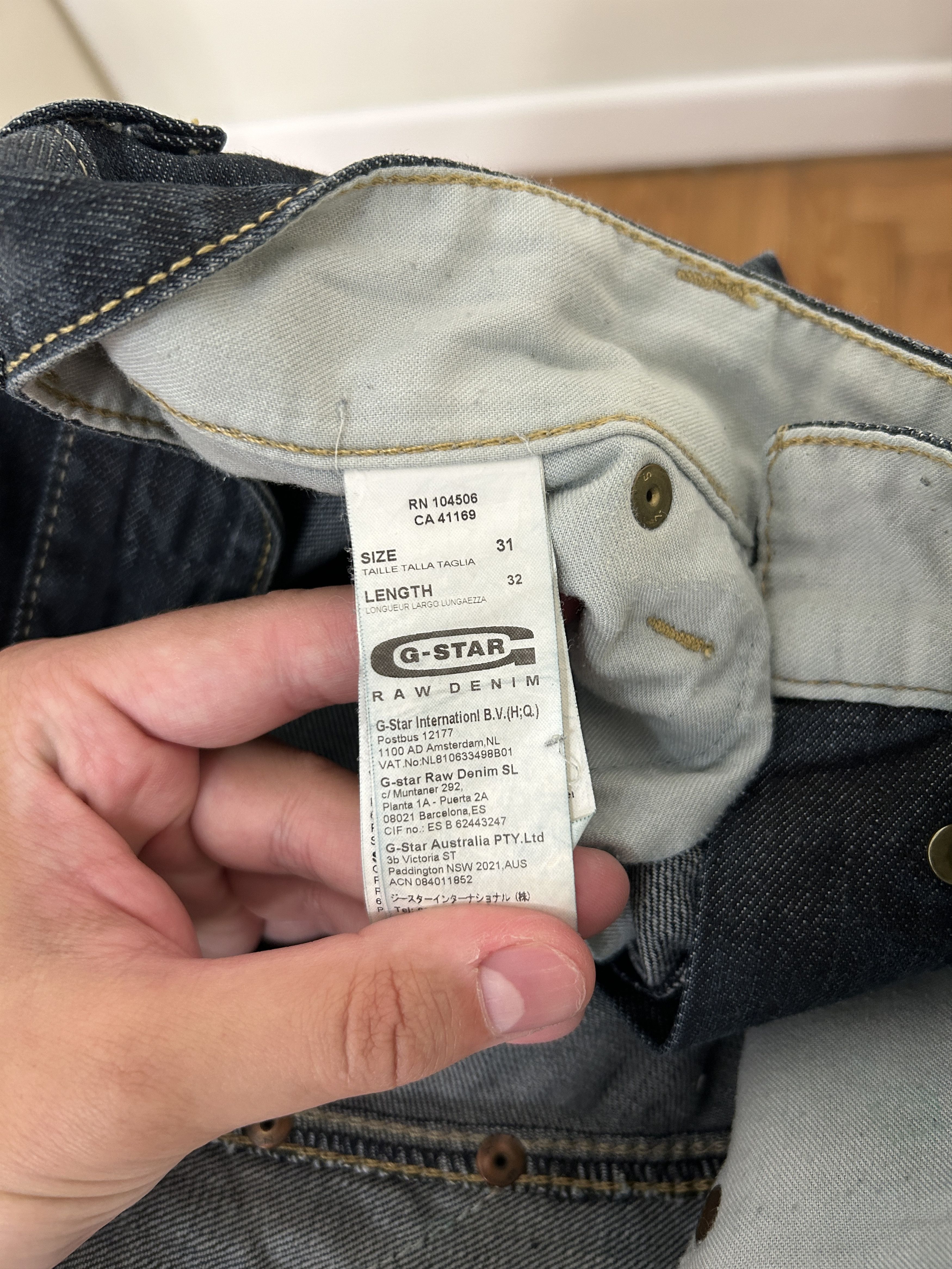 G-Star G-Star Raw 96 Logo Jeans pants size 31 Size US 31 - 10 Thumbnail