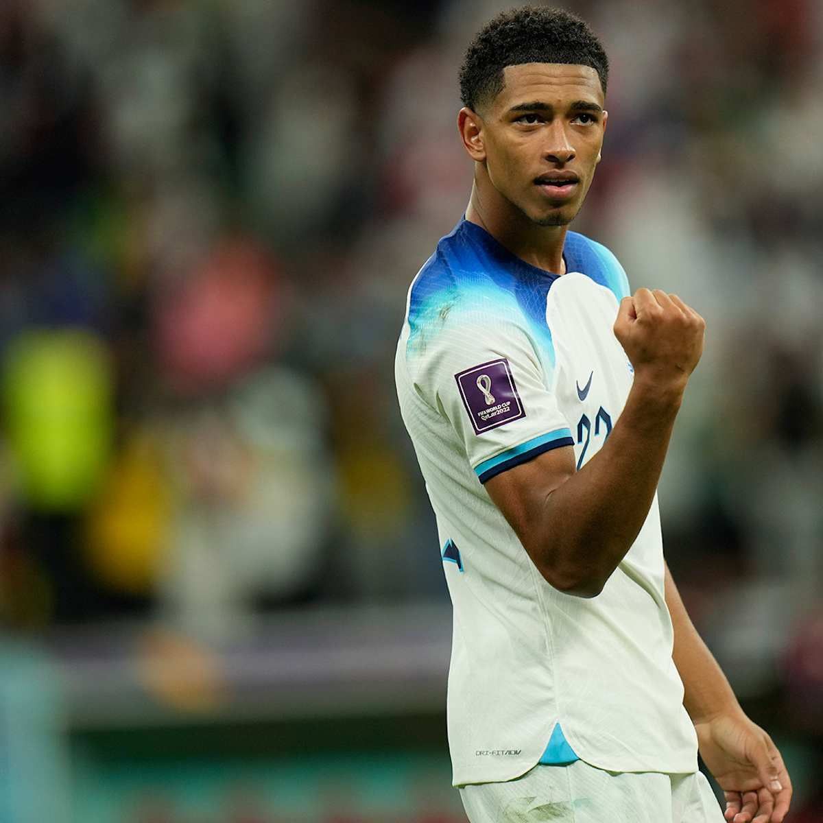ENGLAND NIKE 2022 WORLD CUP FOOTBALL JERSEY #22 BELLINGHAM