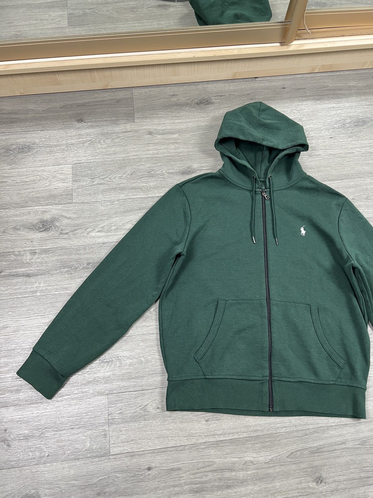 Polo Ralph Lauren Polo Ralph Lauren Green hoodie with zipper mens size M Size US M / EU 48-50 / 2 - 2 Thumbnail