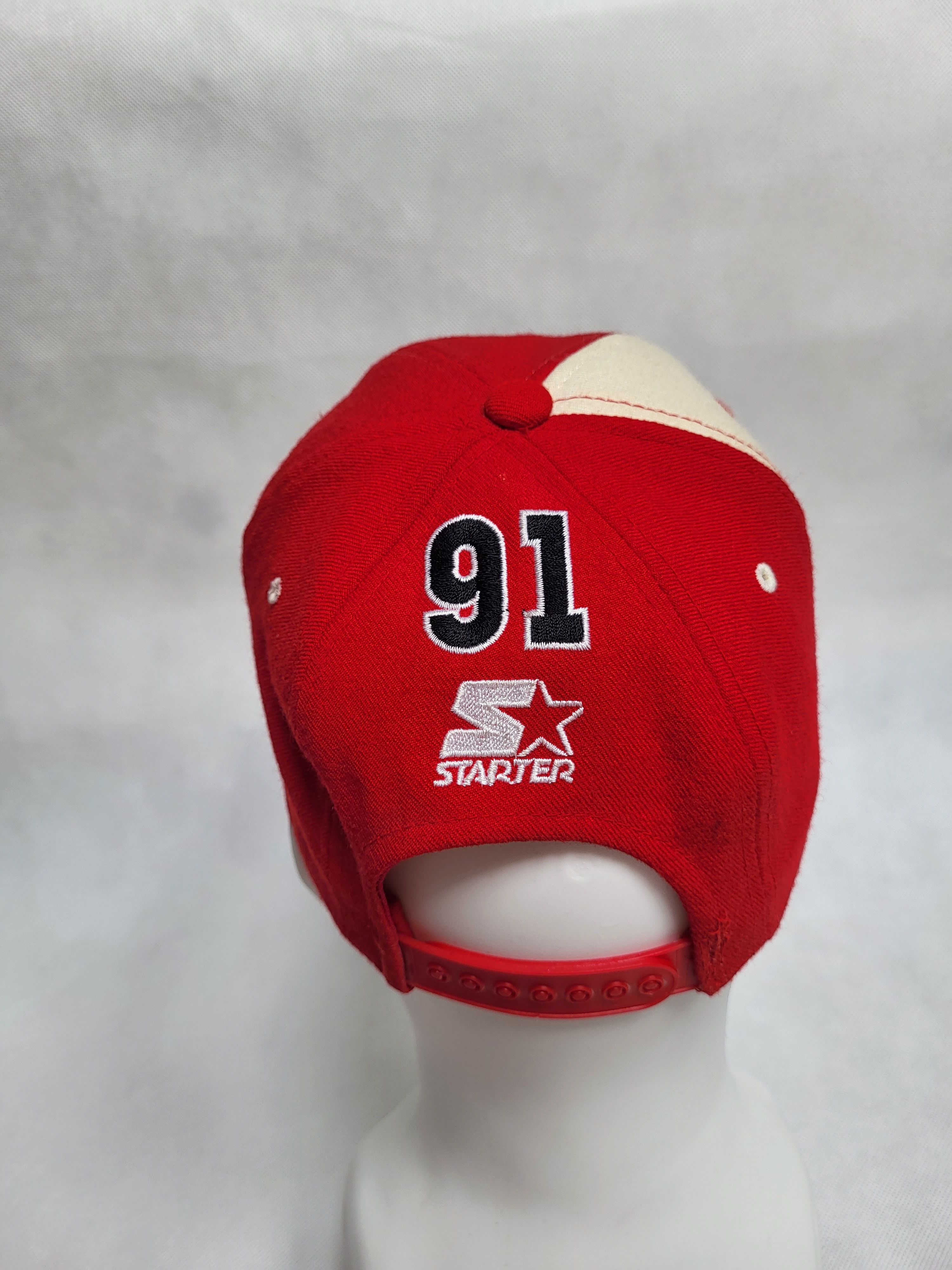 NHL Detroit Red Wings Fedorov NHL Starter vintage cap Size ONE SIZE - 4 Thumbnail