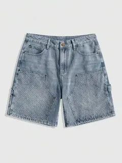 Japanese Brand Kitamura x Hin Designer Y2k Shorts Jorts Denim Size US 34 / EU 50 - 4 Thumbnail
