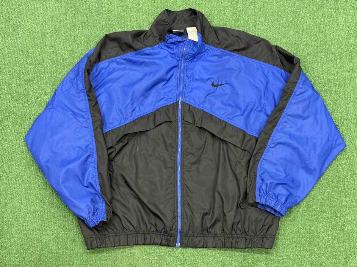Nike Vintage 90s Nike White Tag Windbreaker Jacket Size US L / EU 52-54 / 3 - 1 Thumbnail