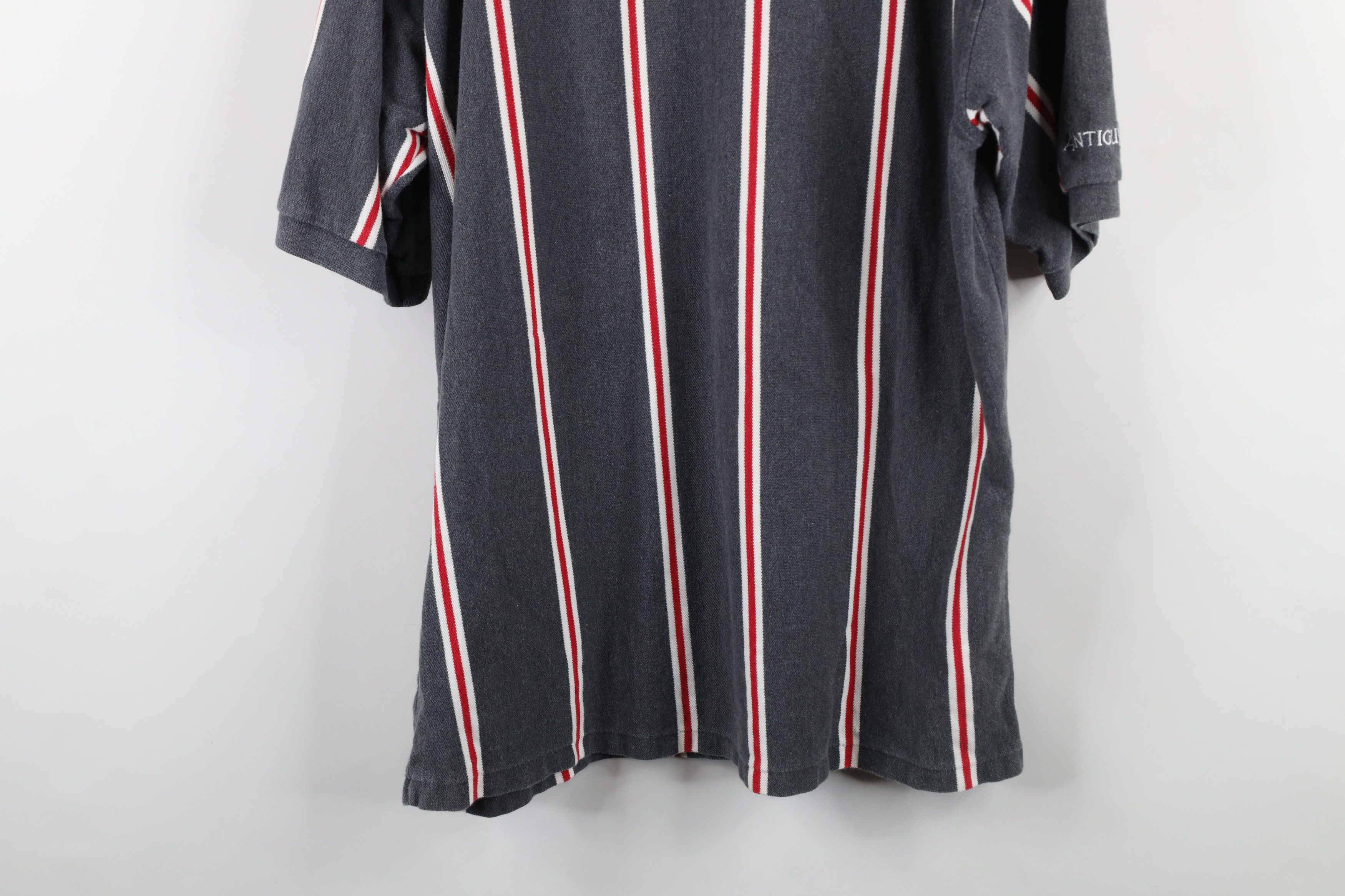 Vintage Vintage 90s Spell Ohio State University Striped Polo Shirt Size US XL / EU 56 / 4 - 10 Thumbnail