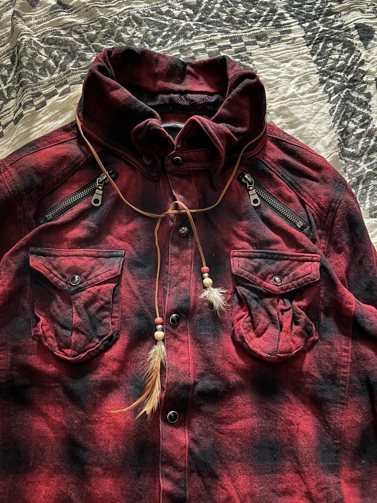 2000s MIDAS flannel shirt