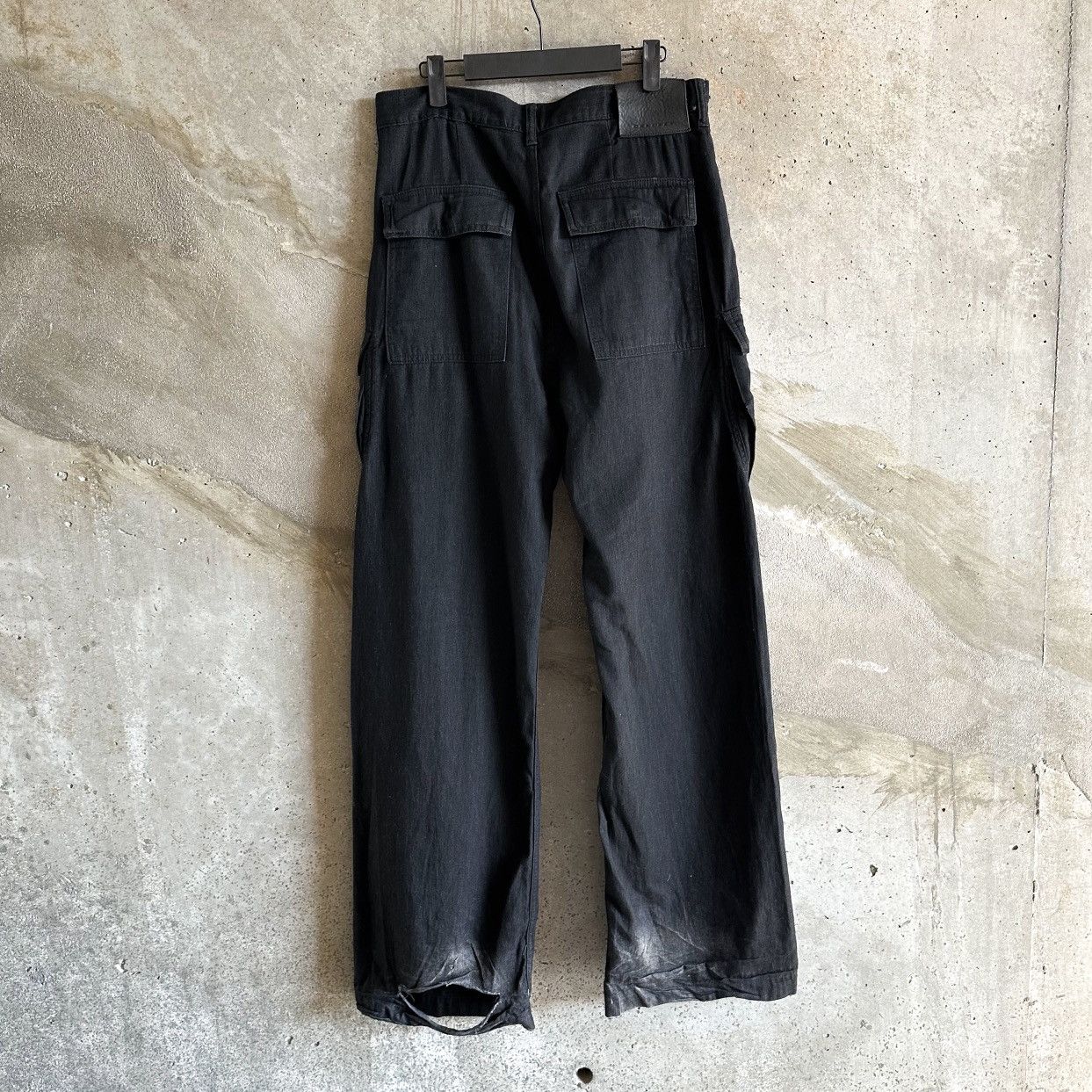 Rick Owens Japanese Selvedge Denim Geth Cargo Pants Size US 32 / EU 48 - 3 Thumbnail