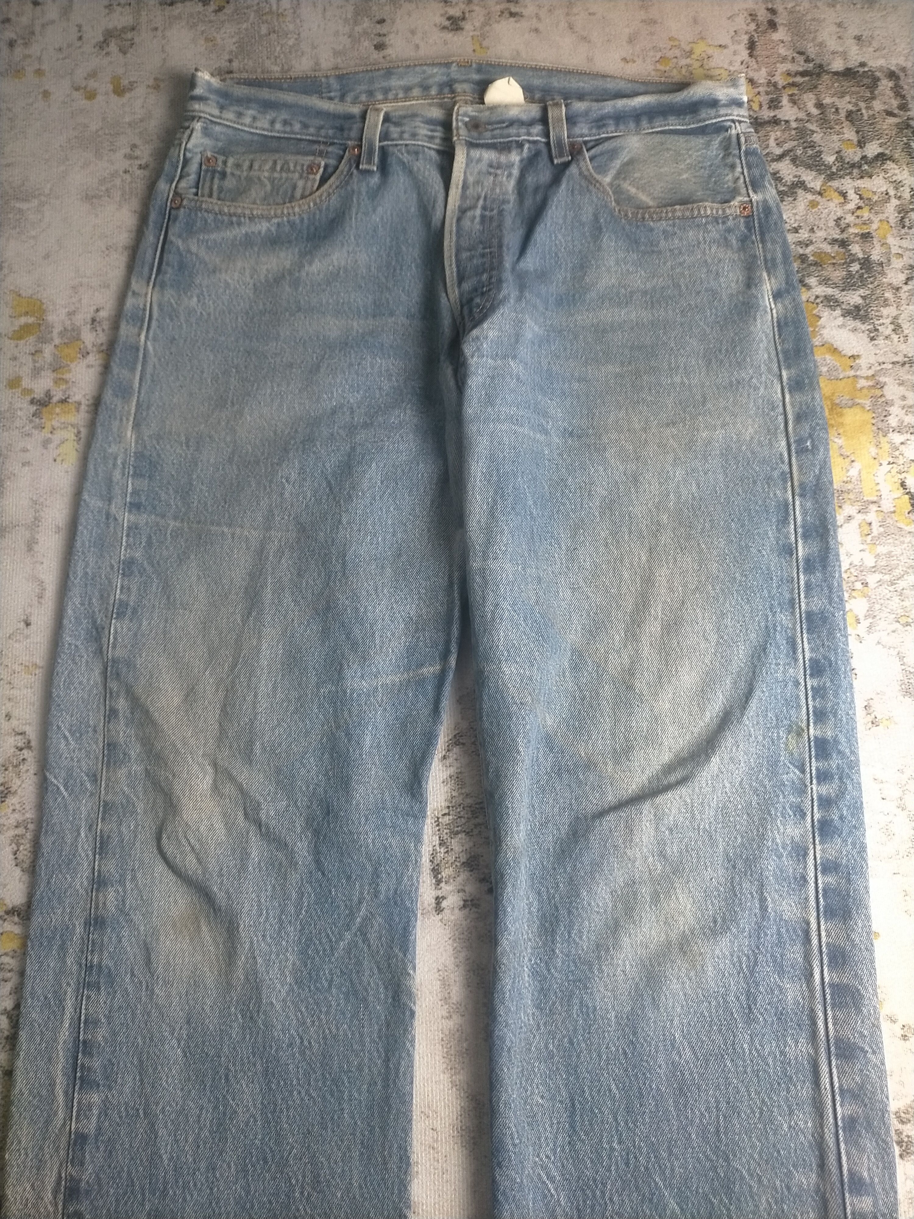 Levi's 🔥90s 501xx Vintage Button 324 Stone Wash Jeans Size US 36 / EU 52 - 3 Thumbnail
