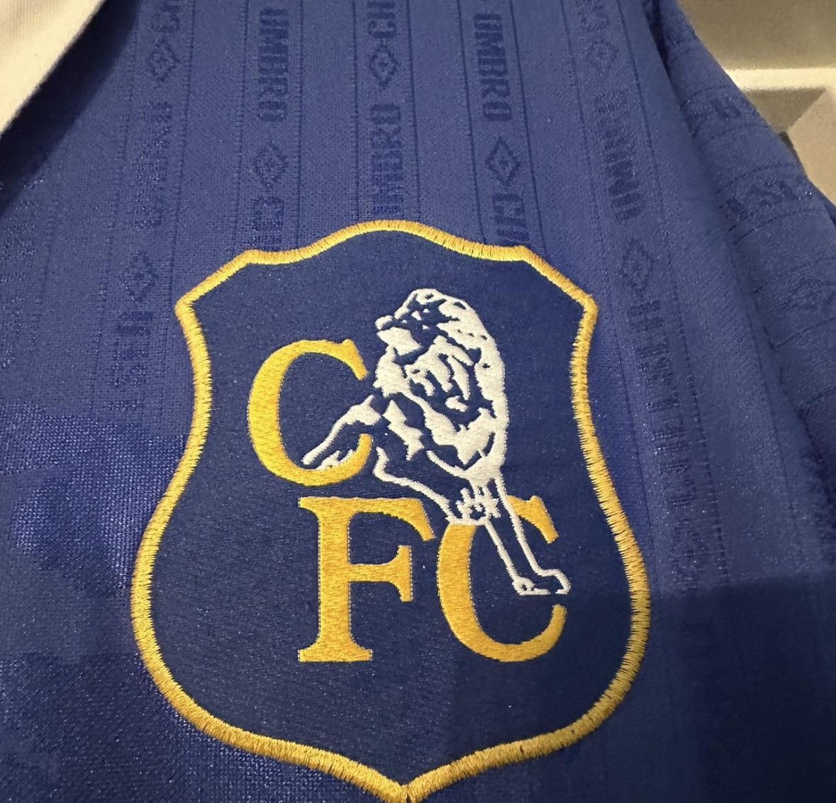 Umbro UMBRO CHELSEA FC 1995 1996 HOME FOOTBALL SOCCER JERSEY Size US XL / EU 56 / 4 - 3 Thumbnail