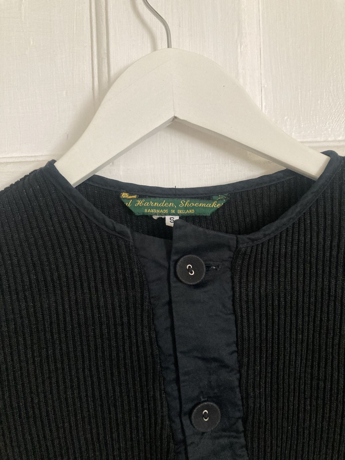 Paul Harnden Shoemakers Paul Harnden Slant Shirt Black Knit - Size S - New Size S / US 4 / IT 40 - 5 Thumbnail