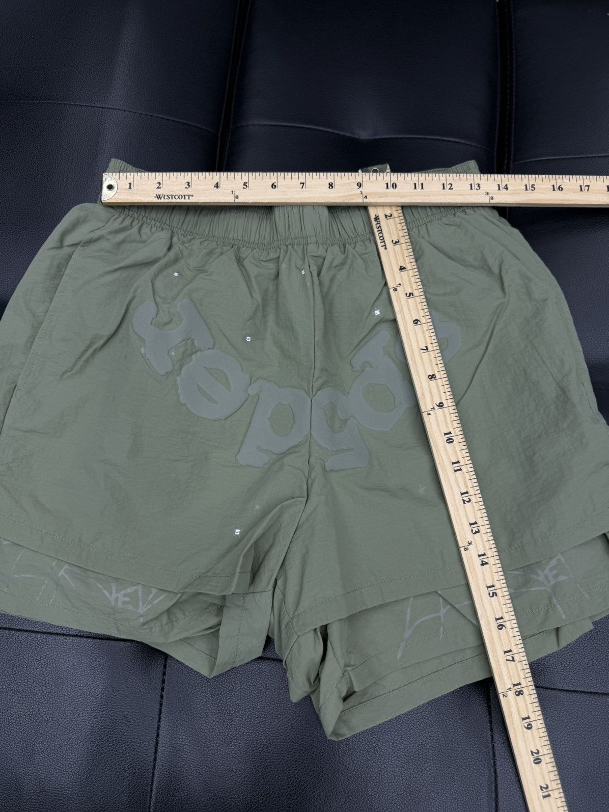 Sp5der Sp5der Double Layer WEB Shorts Size S (NEW) Green Size US 28 / EU 44 - 5 Thumbnail