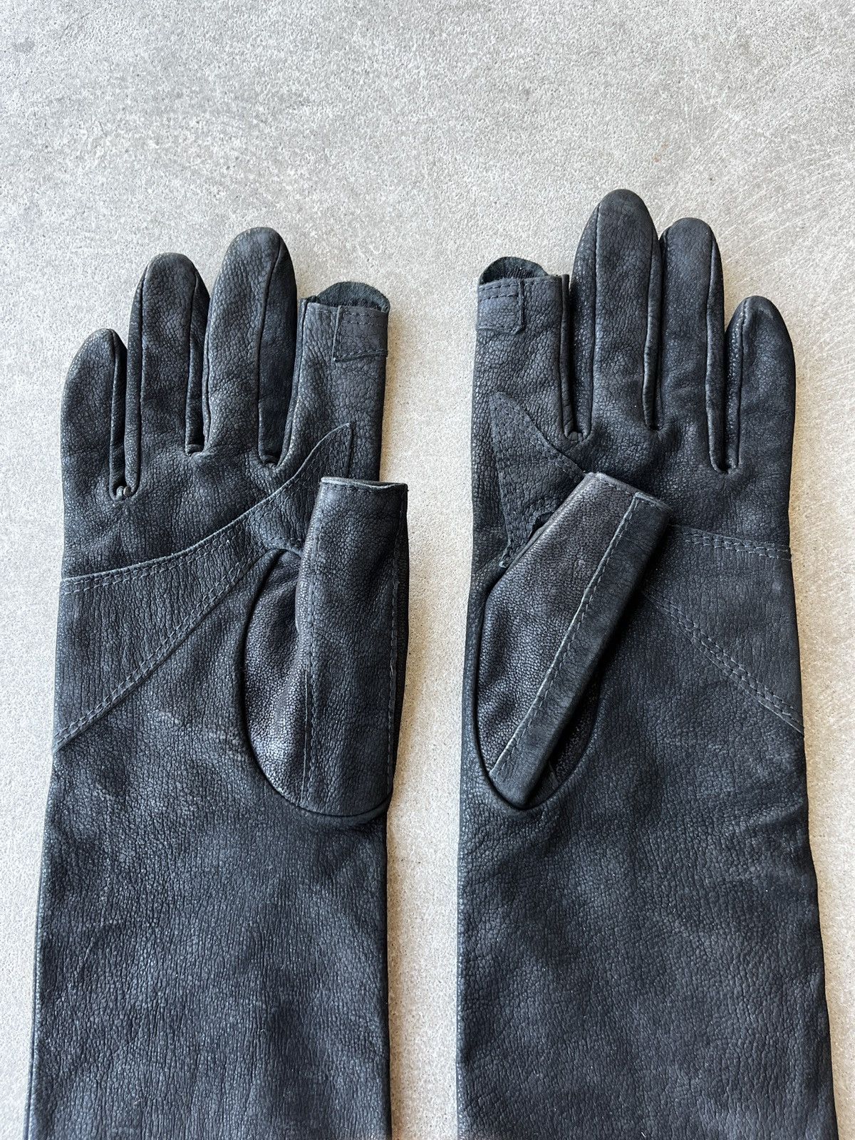 Rick Owens Rick Owens Goatskin Leather Gloves (unisex) Size ONE SIZE - 5 Thumbnail