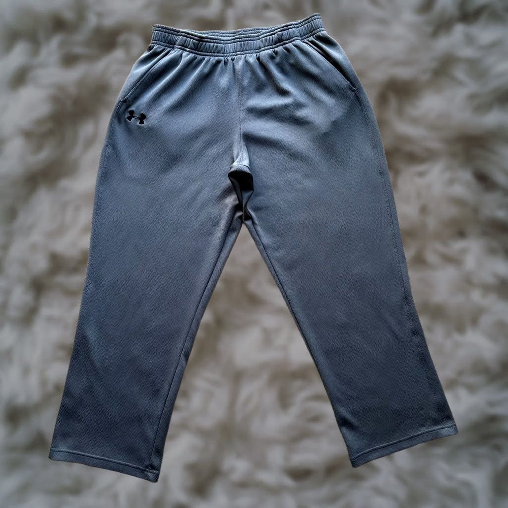 Under Armour Under Armour Joggers Mens Large Grey Straight Leg Track Pants 30x30 Size US 33 - 1 Thumbnail