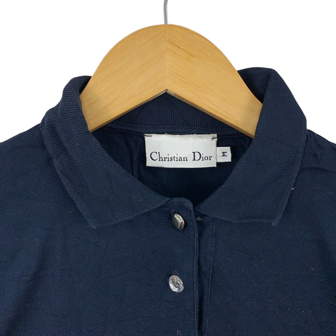 Christian Dior Monsieur × Vintage Vintage CHRISTIAN DIOR CD spellout polo tees Size M / US 6-8 / IT 42-44 - 5 Thumbnail