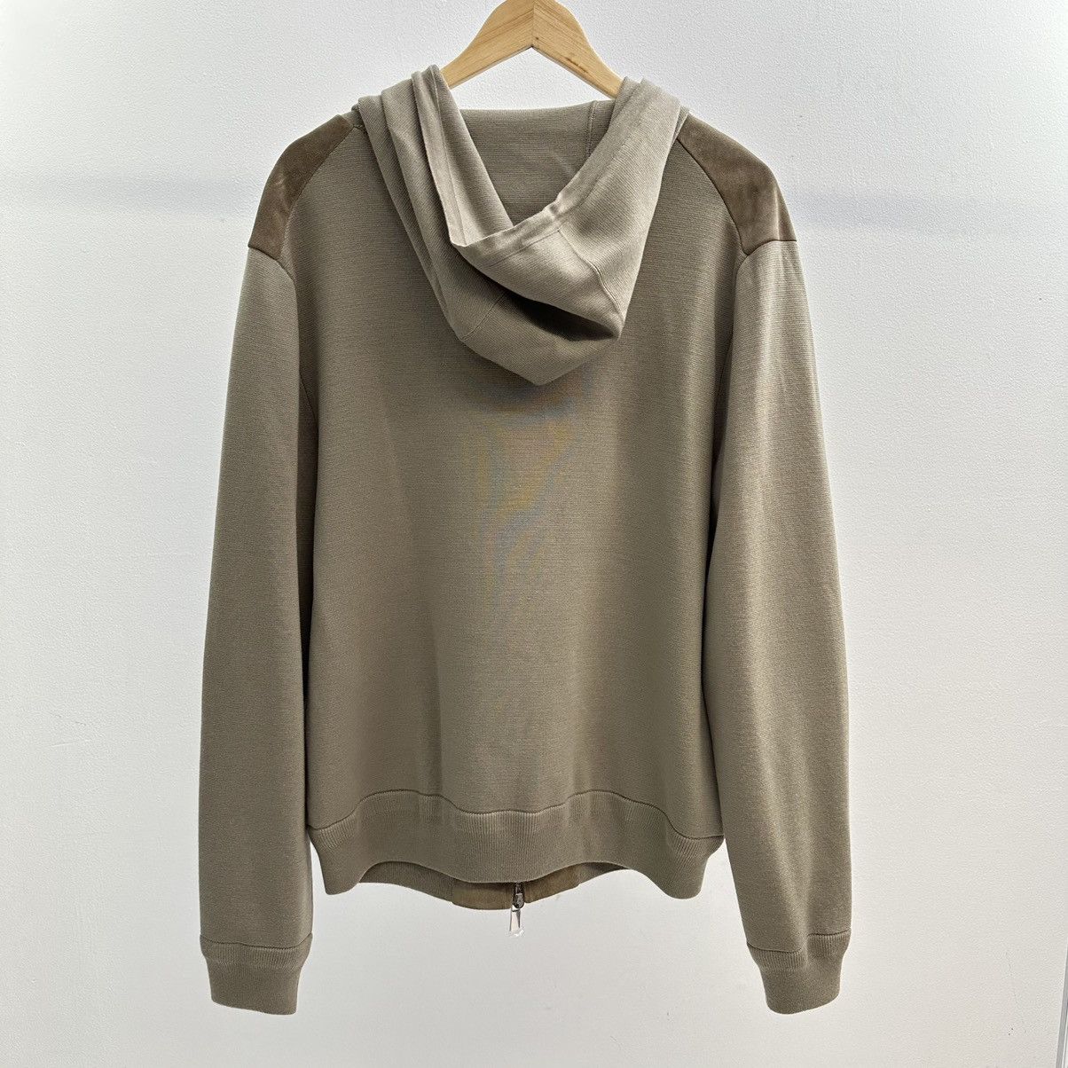 Dior Dior Suede Paneled Hoodie Size US XL / EU 56 / 4 - 3 Thumbnail