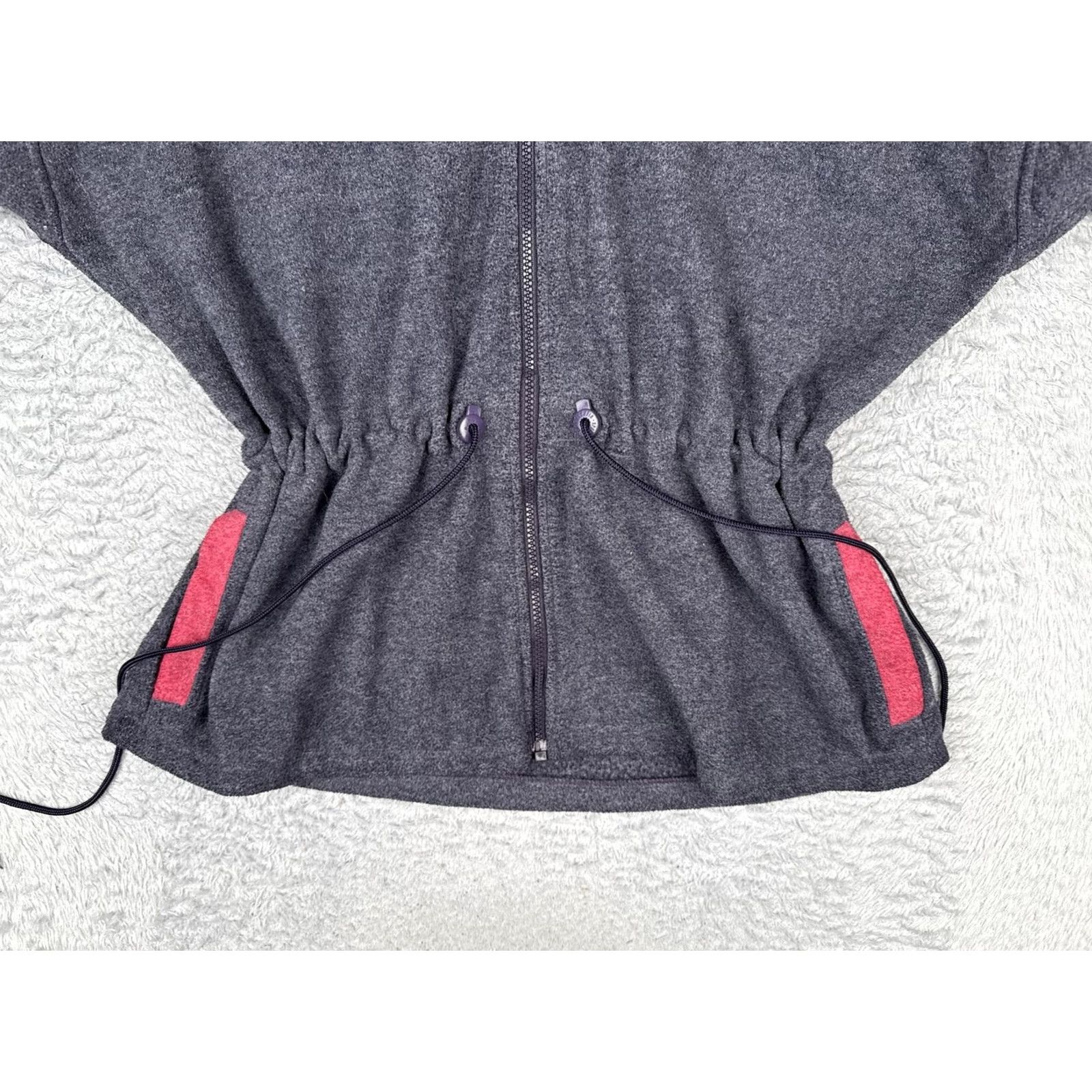 Vintage VINTAGE Columbia Jacket Mens L Gray Red Hooded Fleece Full Zip Outdoor Warm Size US L / EU 52-54 / 3 - 5 Thumbnail