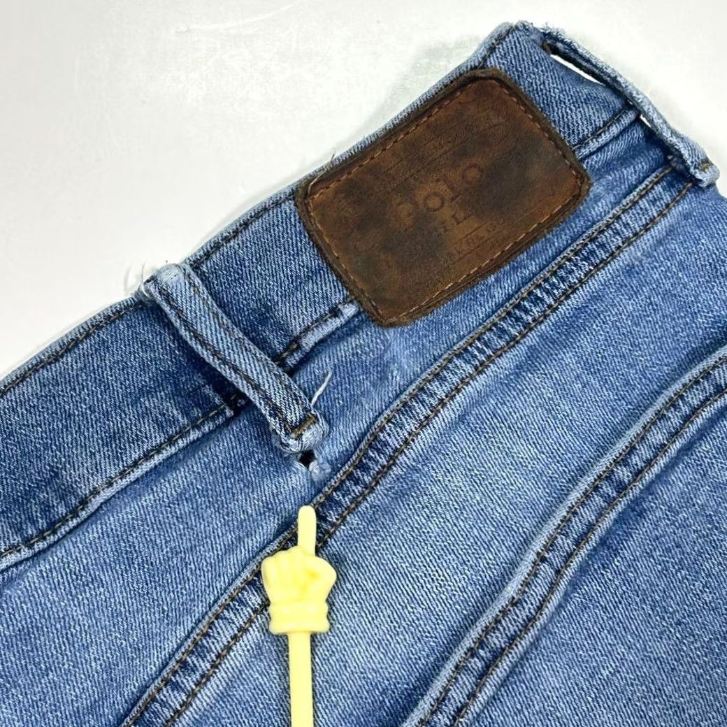 Polo Ralph Lauren Polo Ralph Lauren Jeans Straight Leg Light Wash Blue 5 Pocket Mens 40x30 Regular Size US L / EU 52-54 / 3 - 5 Thumbnail