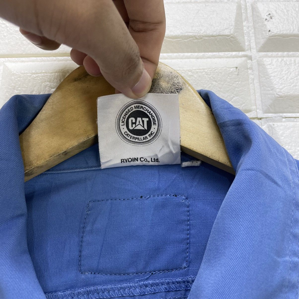 Caterpillar × Vintage 💥Vintage Cat Caterpillar Workwear Jacket Size US M / EU 48-50 / 2 - 16 Thumbnail