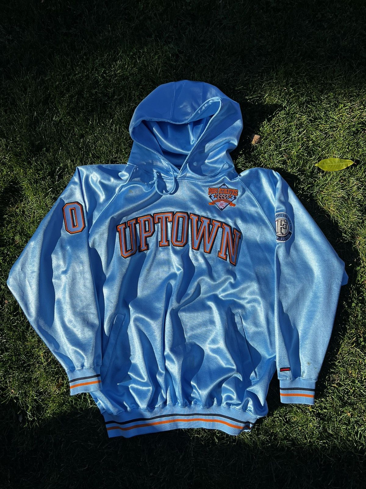 Fubu Fubu Uptown RARE Hoodie Sky Blue Grailed