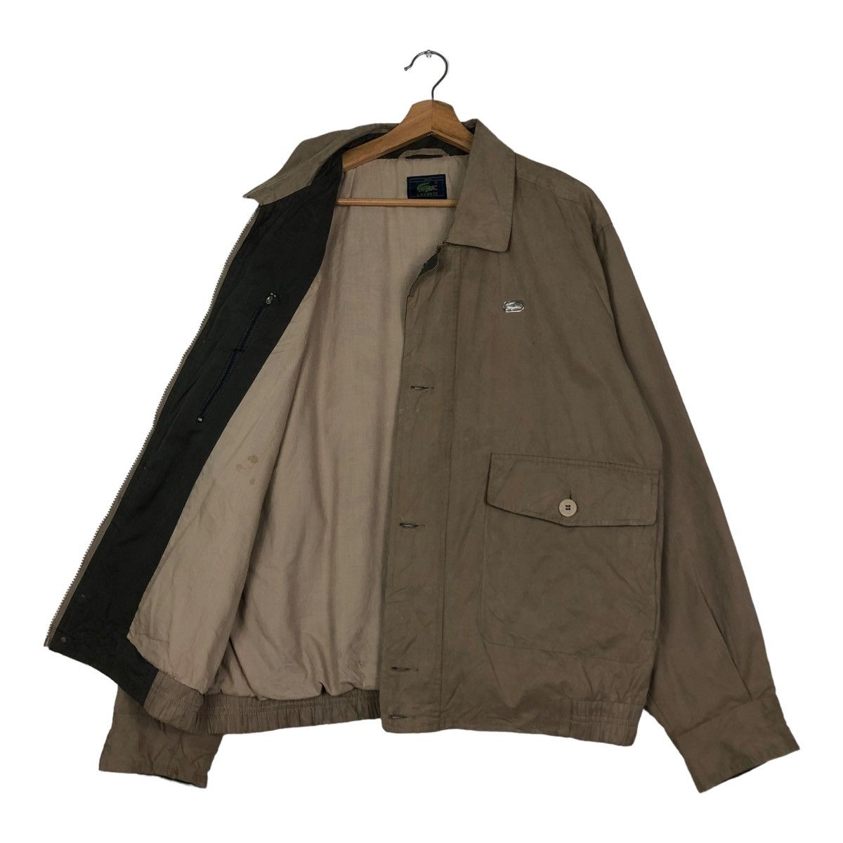 Japanese Brand VINTAGE BOMBER JACKET LACOSTE JAPAN BIG LOGO Size US M / EU 48-50 / 2 - 11 Thumbnail