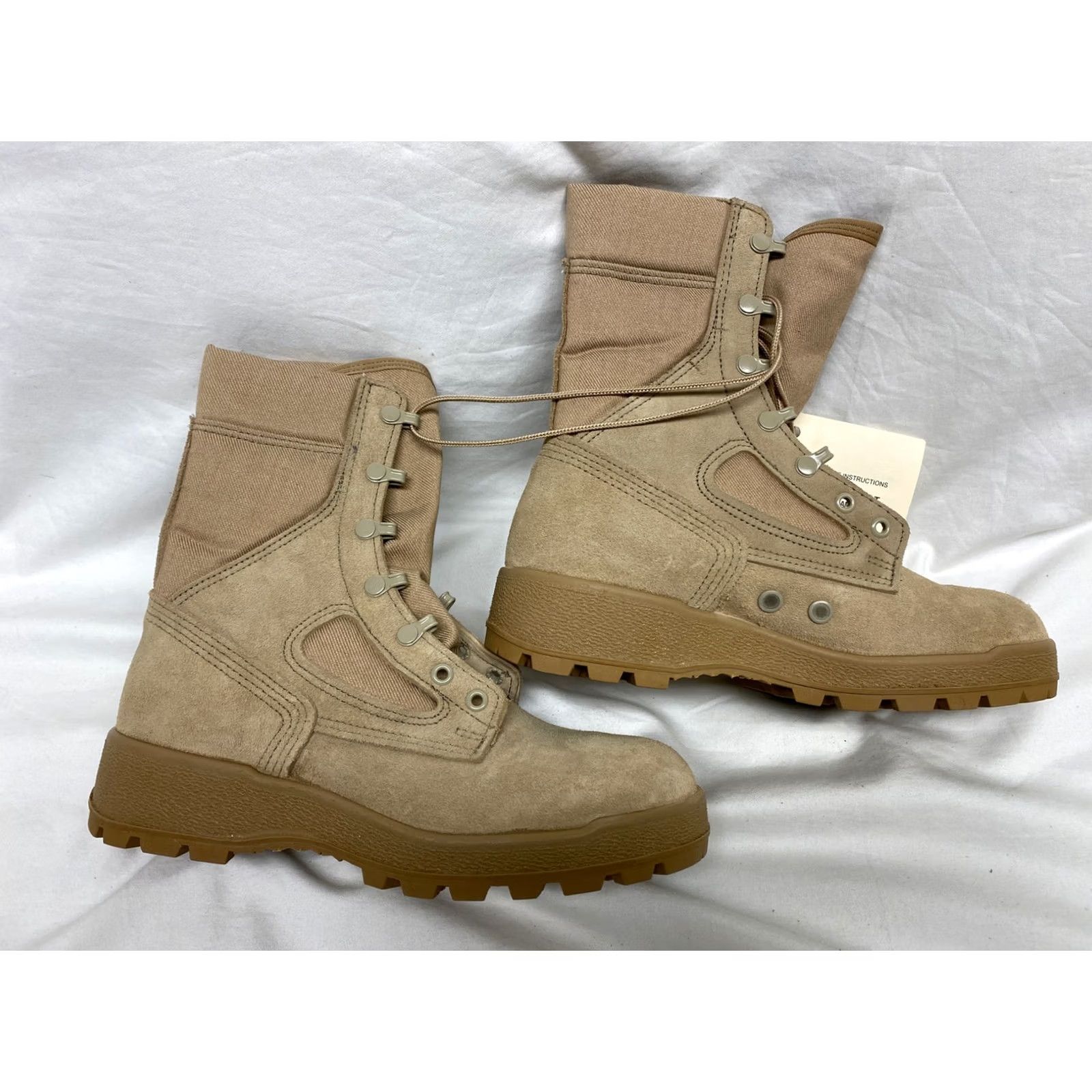 NWT Military Tan Desert Hot Weather Combat Boot Men\'s 6W Women\'s 38 Tactical NWT Military Tan Desert Hot Weather Combat | Mercari main image 4