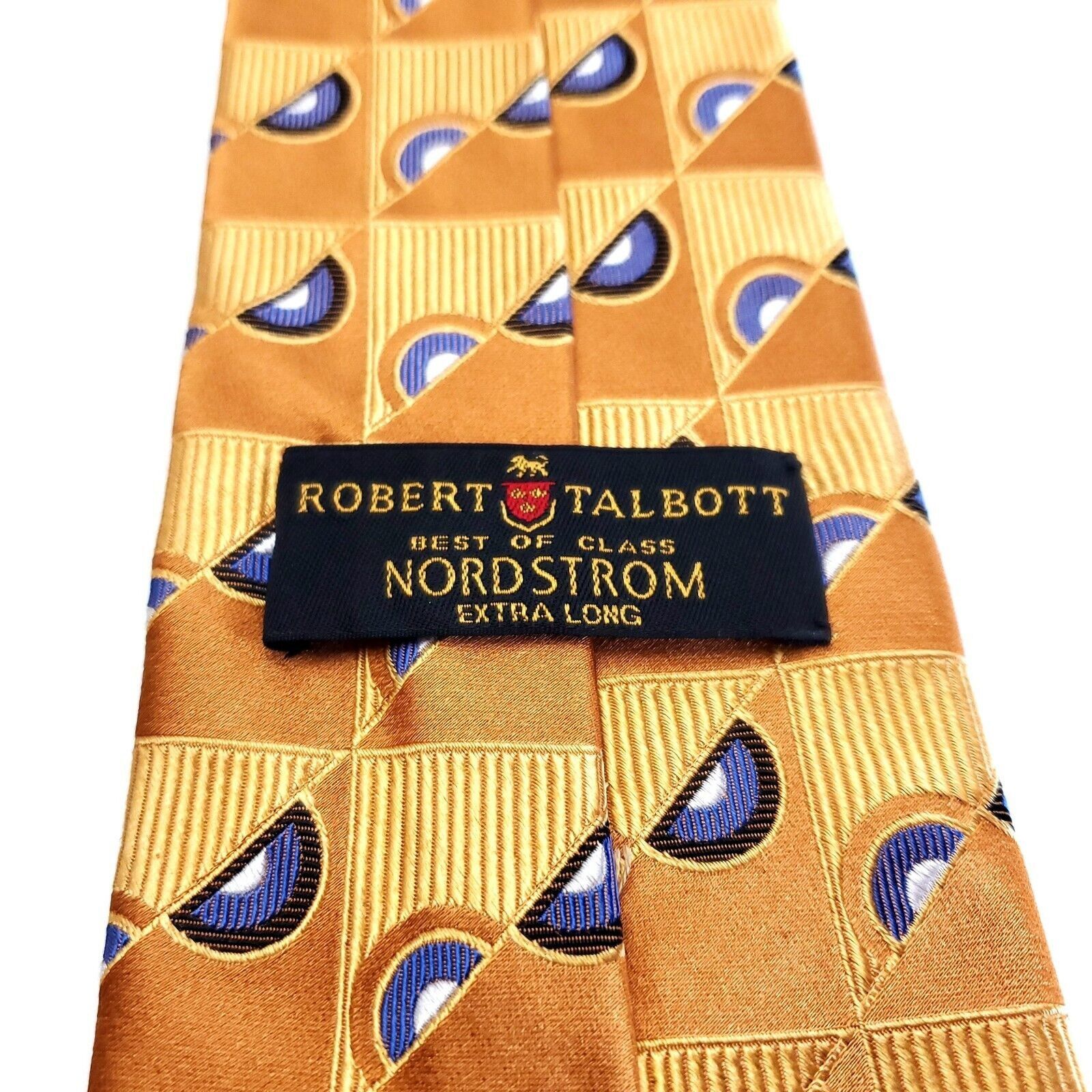 Robert Talbott Robert Talbott Best Of Class Brown Orange Abstract Woven Lon Size ONE SIZE - 3 Thumbnail