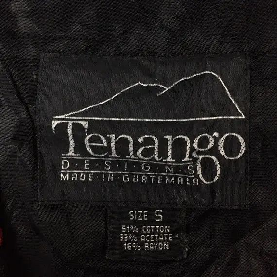 Vintage TENANGO DESIGNS Embroidered Vest Floral Made in Guatemala Size S / US 4 / IT 40 - 8 Thumbnail