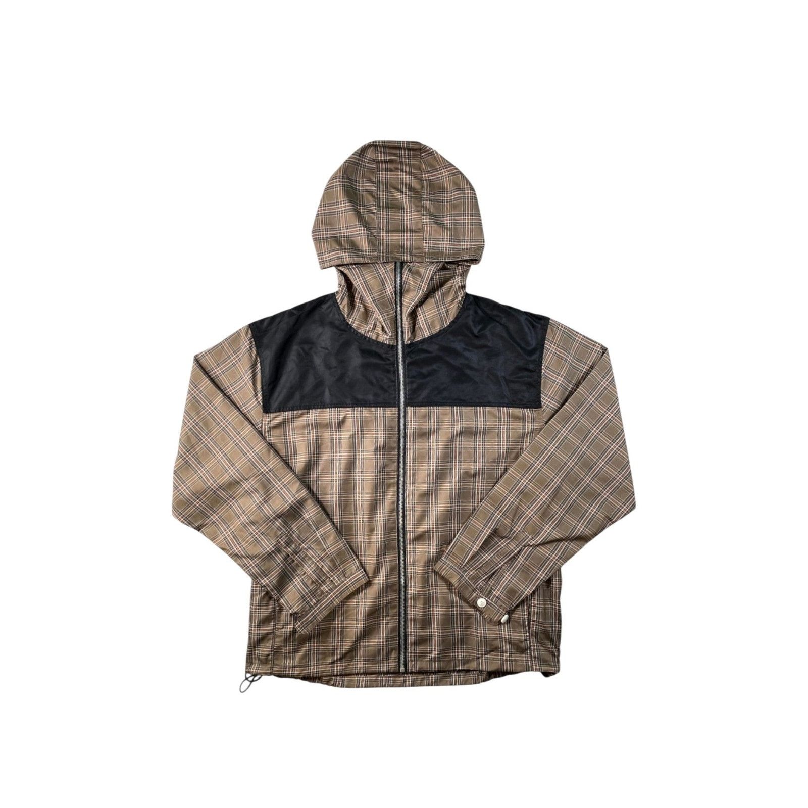 Zic Made "Plaid Monogram Windbreaker" Multicolor Jacket