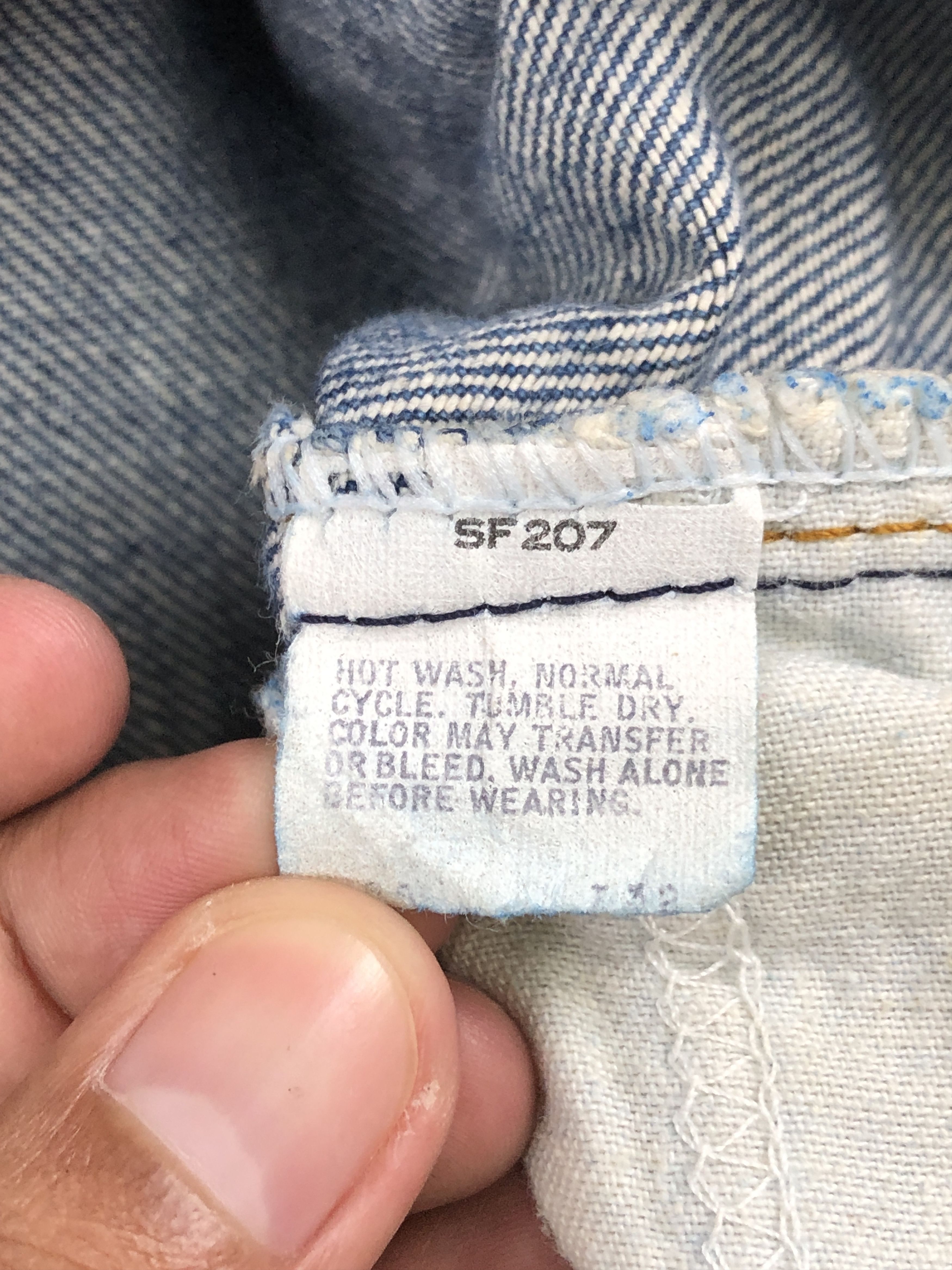 Levi's Vintage 80s Levis 517 Flared Bootcut Orange Tab Jeans DP2428 Size US 37 - 7 Thumbnail