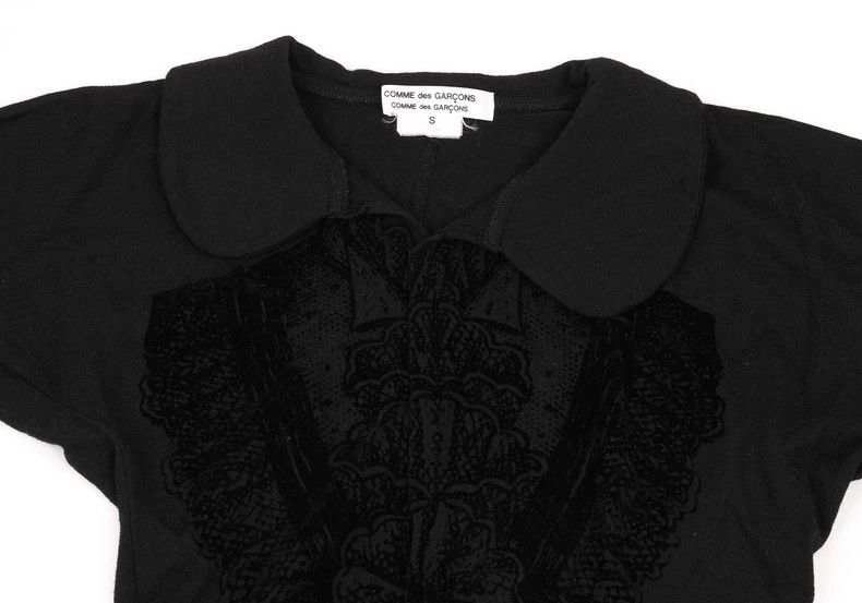 Comme des Garcons Comme Des Garcons Dark grey vintage print top Size S / US 4 / IT 40 - 4 Thumbnail
