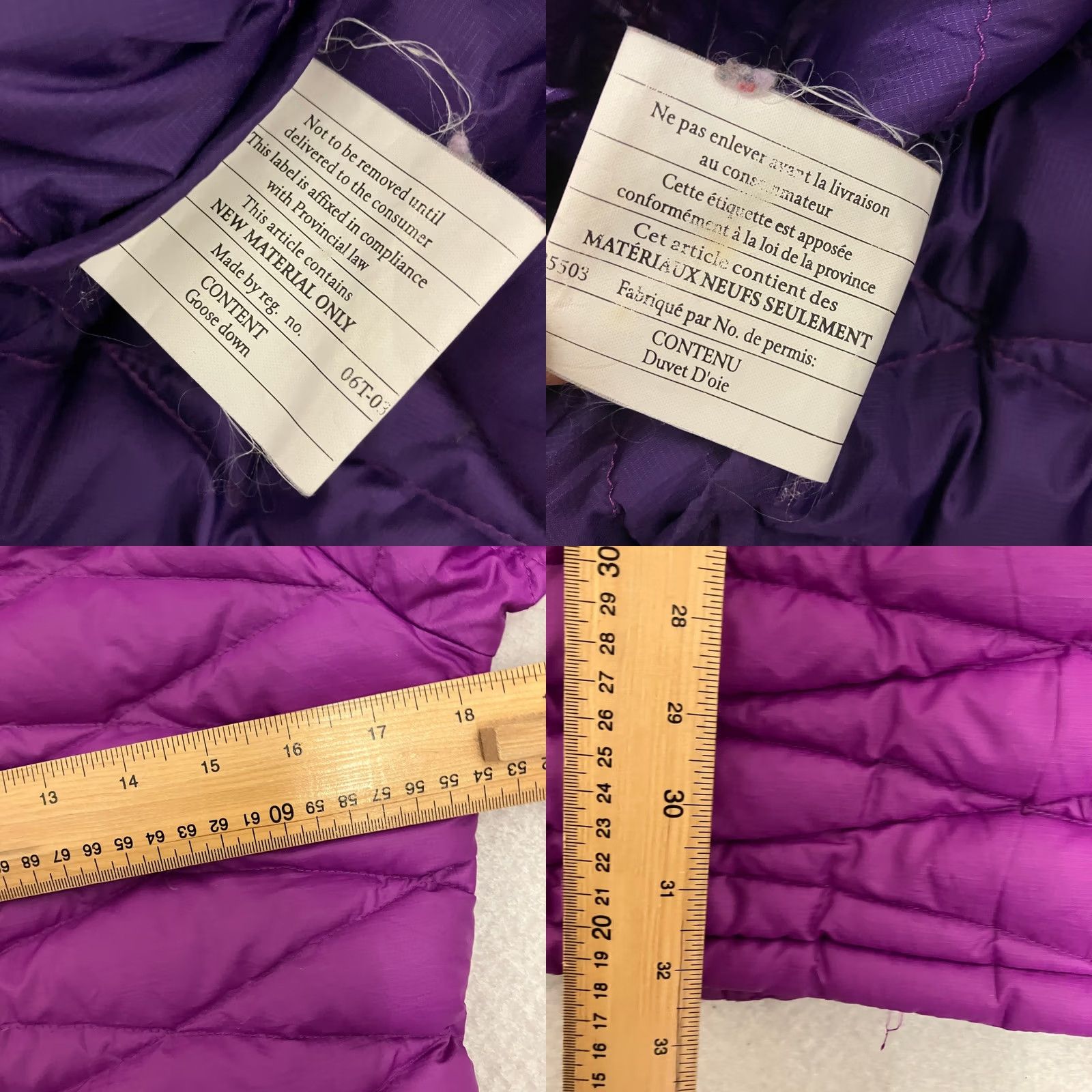 Patagonia Patagonia Jacket Womens Medium Purple Goose Down Lightweight Long Coat Size M / US 6-8 / IT 42-44 - 8 Thumbnail