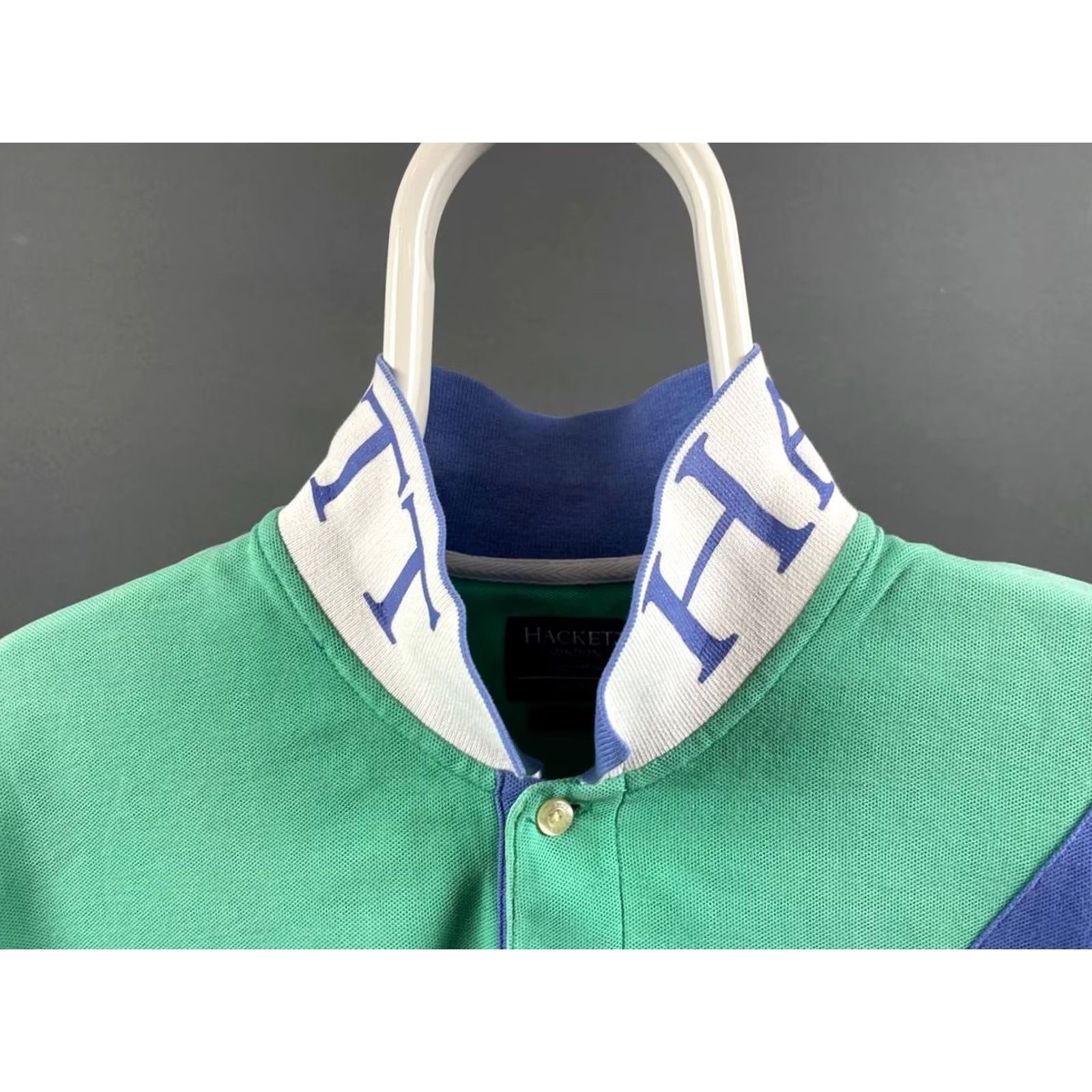 Hackett Hackett London Polo Shirt Mens Size 2XL Blue Cotton Short Sleeve Tailored Fit Golf Size US XXL / EU 58 / 5 - 7 Thumbnail