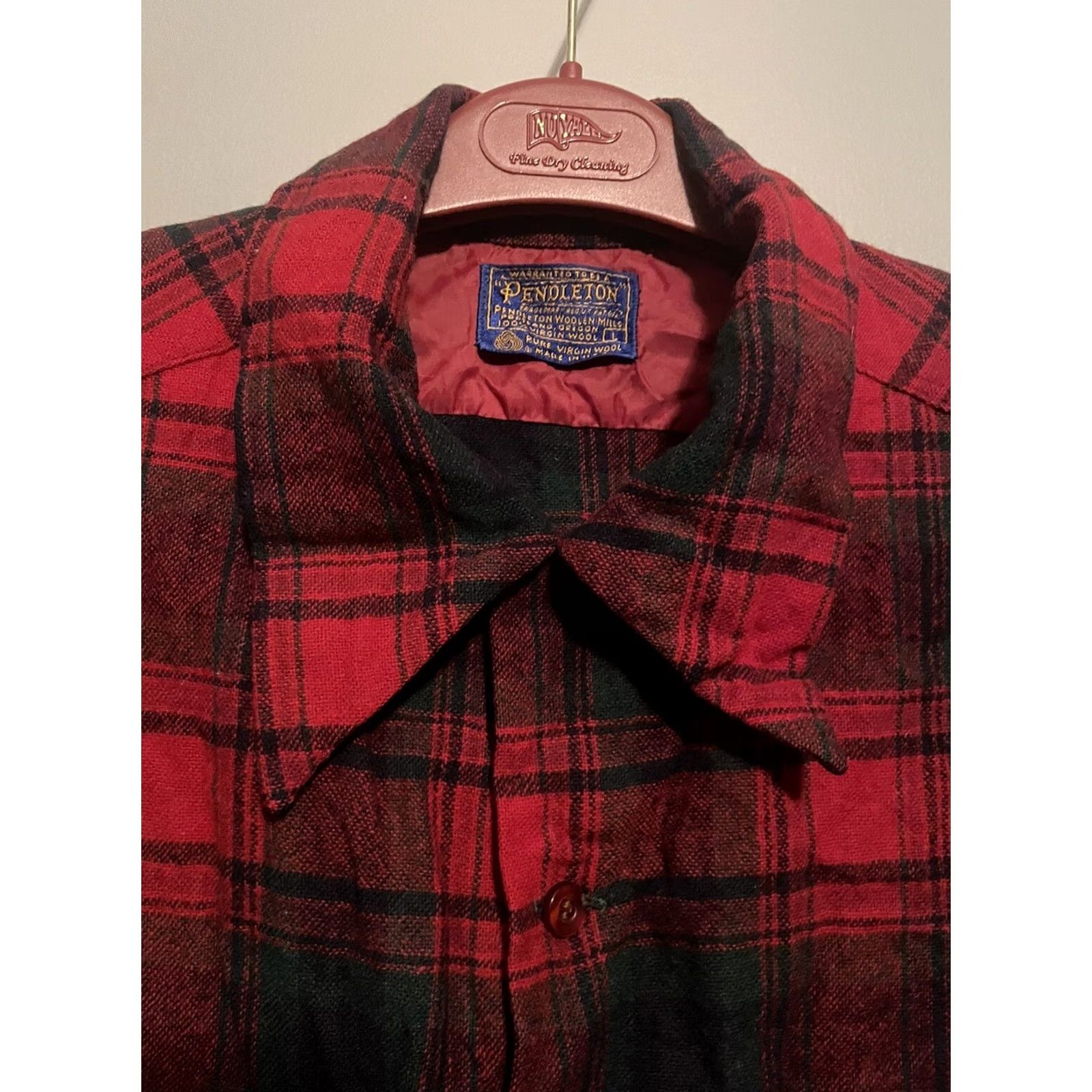 Pendleton VINTAGE Pendleton Button-Up Flannel Shirt Mens Large Red Wool Plaid Button-Up Shirt Mens Large Red Size US L / EU 52-54 / 3 - 2 Thumbnail