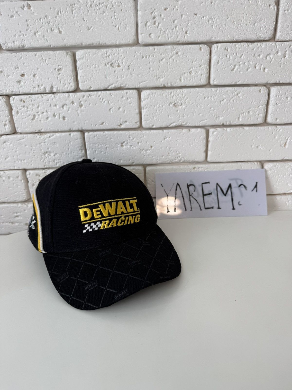 Vintage DeWalt racing cap hat Size ONE SIZE - 1 Thumbnail