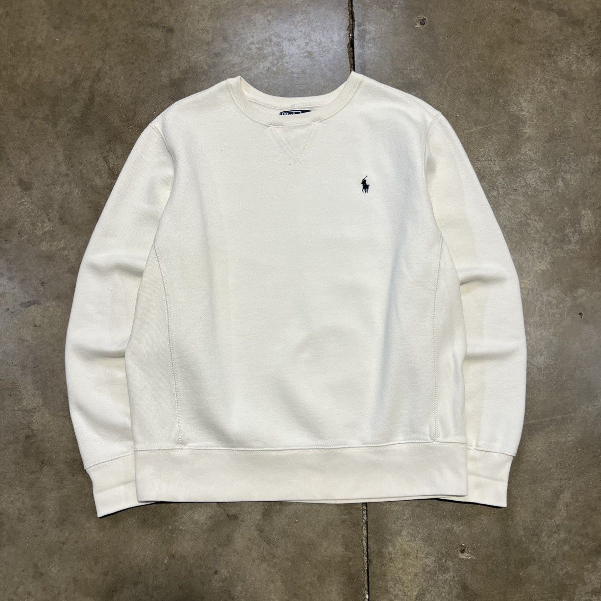 Vintage Vintage Polo Ralph Lauren Crewneck Sweatshirt Pony Logo Y2K Size US L / EU 52-54 / 3 - 1 Thumbnail