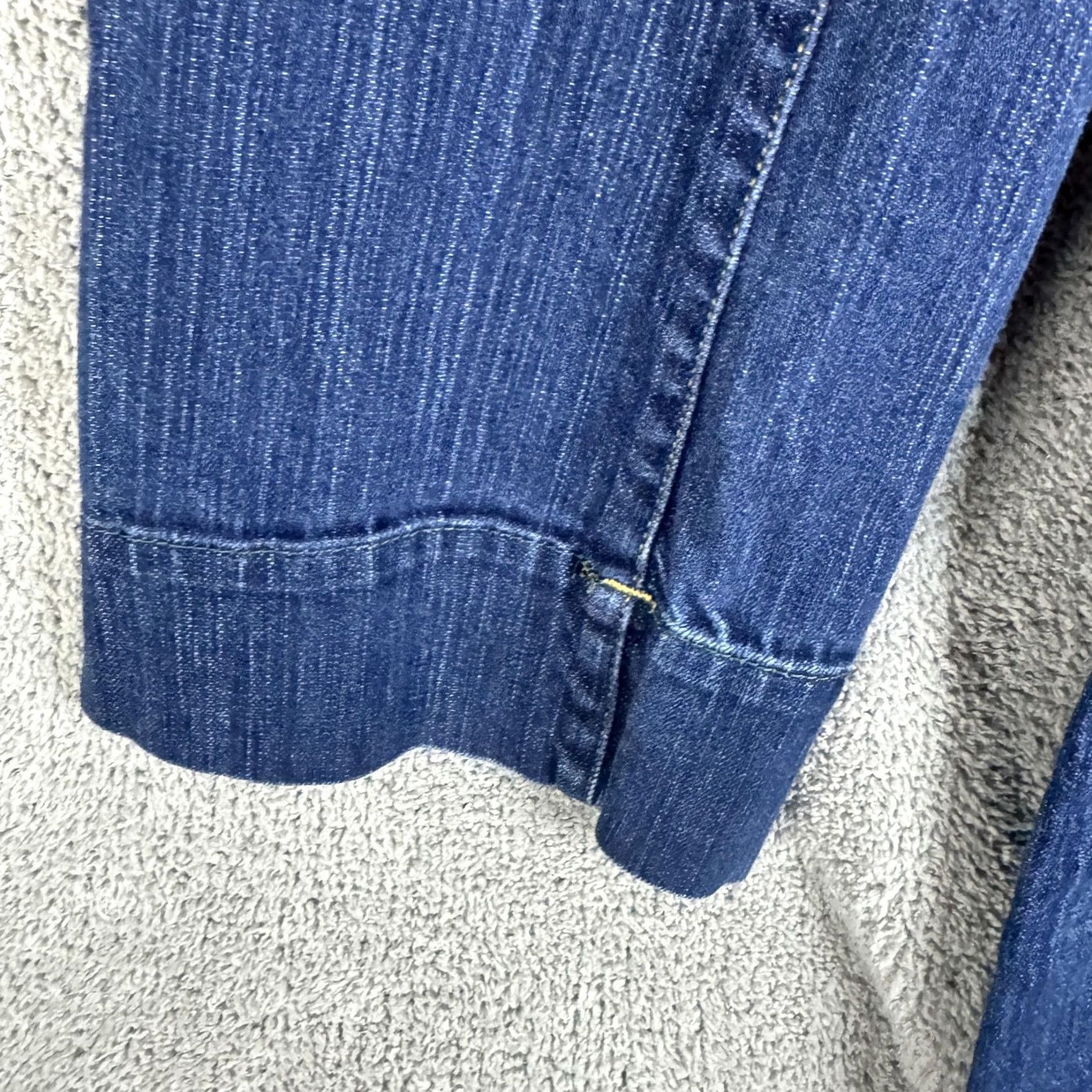 Vintage Polo Jeans Company Jeans Bootcut Womens 4 Blue Kelly Wide Hem Stretch Denim Midwest Blue Bootcut Womens 4 Jeans Size 27" / US 4 / IT 40 - 5 Thumbnail