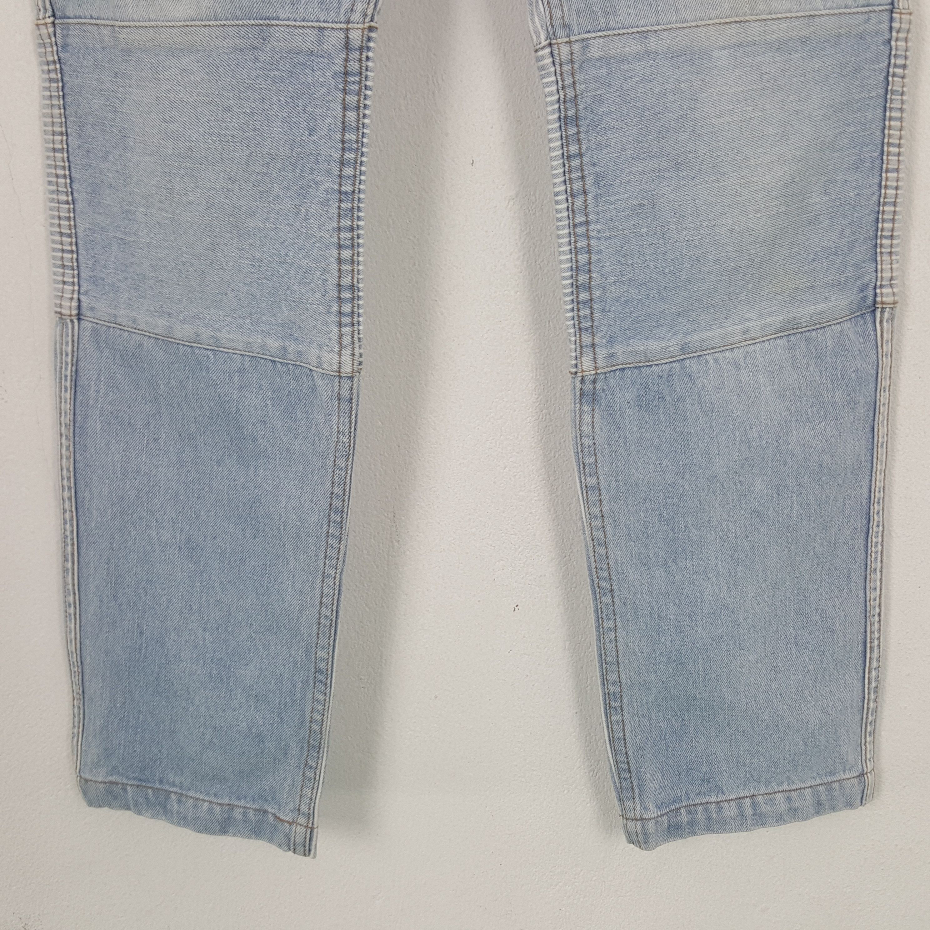 Japanese Brand Vintage Point Striped Style Denim Jeans Size US 29 - 3 Thumbnail