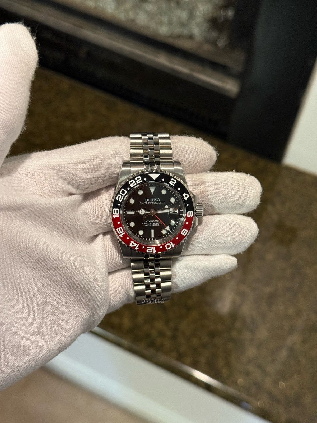 Seiko seiko mod watch gmt coke Size ONE SIZE - 5 Thumbnail