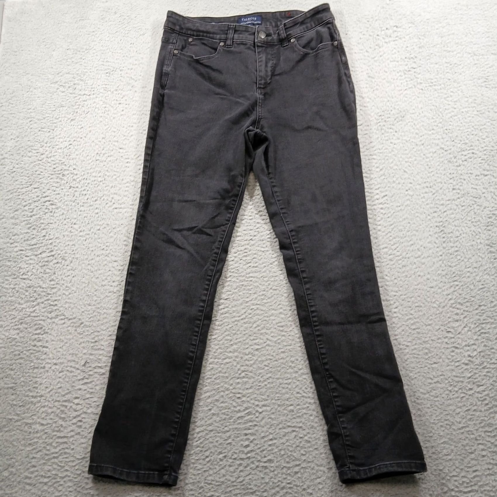 Talbots Talbots Simply Flattering Collection Curvy Straight Leg Jeans Women's 10 Black Size 32" / US 10 / IT 46 - 2 Thumbnail