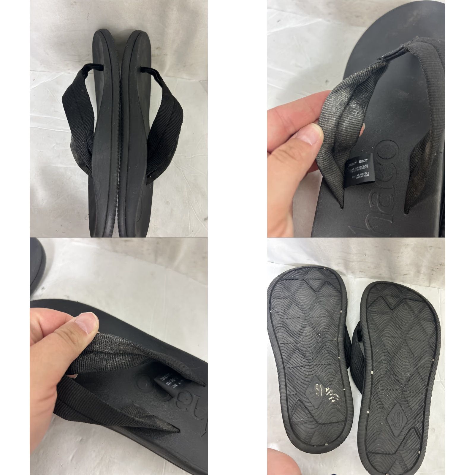 Chaco Chaco Womens Flip Flop Sandal Black 7 Thong Shoes Size US 7 / IT 37 - 9 Thumbnail