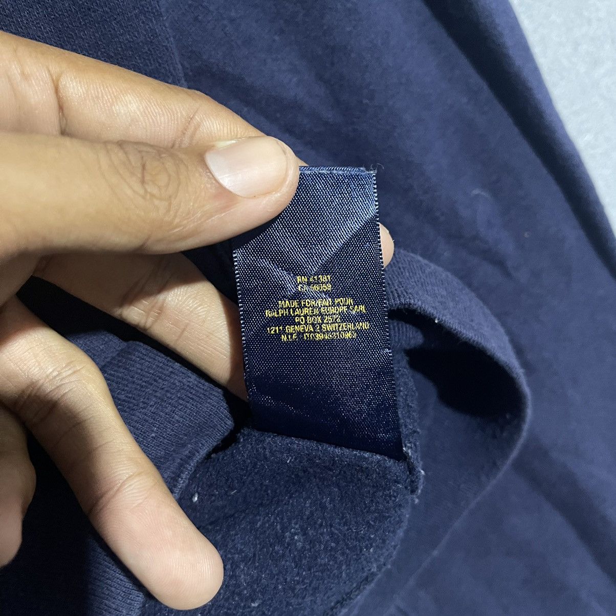 Polo Ralph Lauren Vintage Y2K Polo Ralph Lauren Navy Full-Zip Hoodie Size US S / EU 44-46 / 1 - 11 Thumbnail