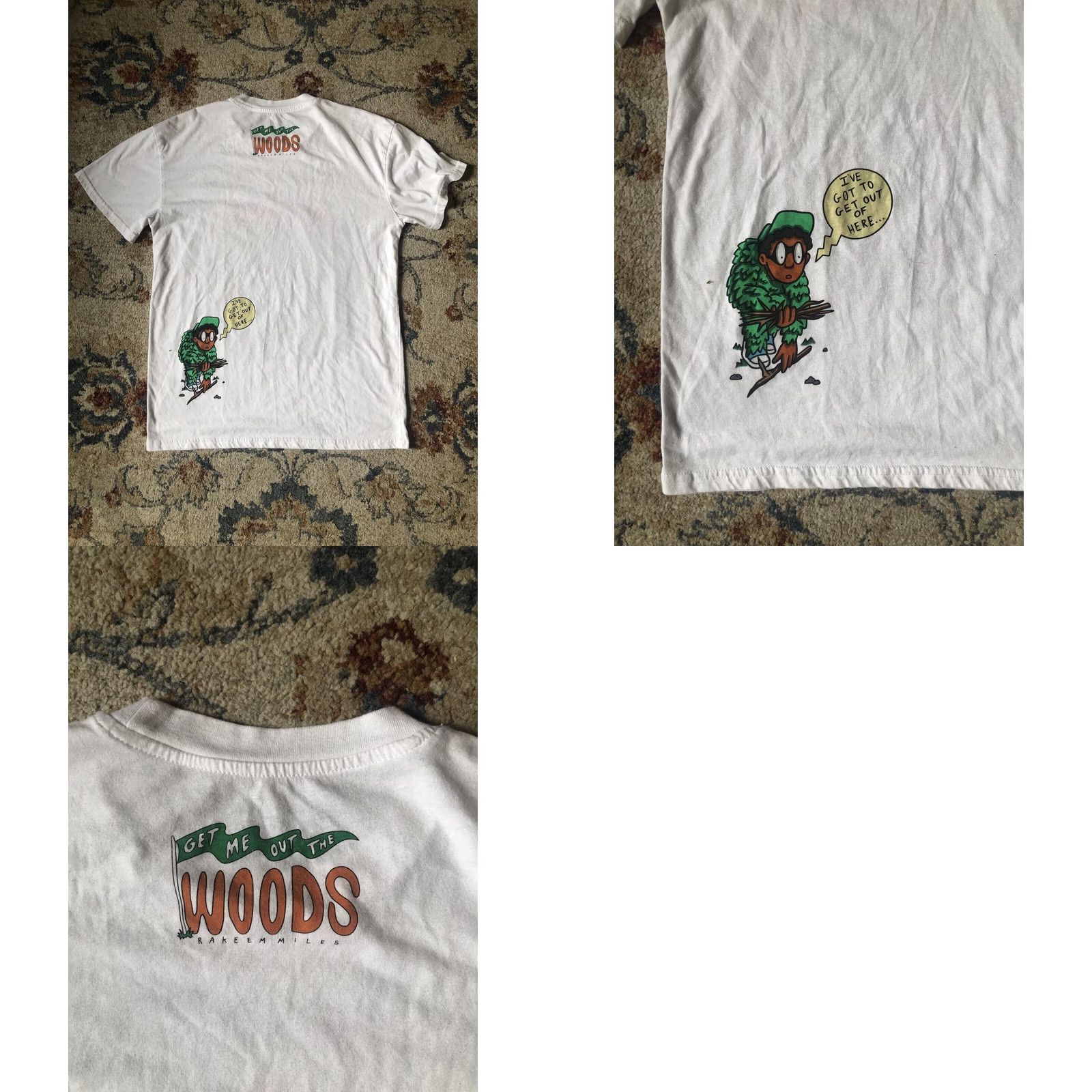 Round Two Round Two The Angry Beavers Tee Mens M White Nickelodeon Retro Shirt Size US M / EU 48-50 / 2 - 8 Thumbnail