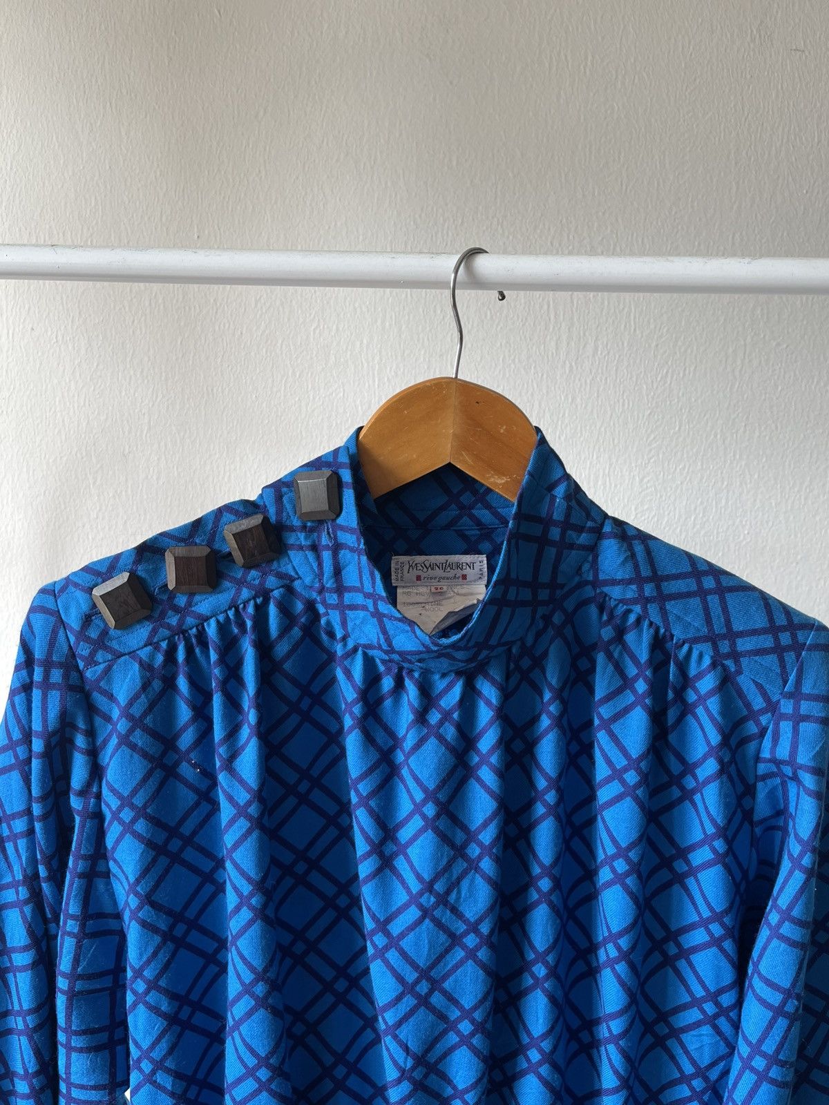 Yves Saint Laurent 80s Yves Saint Laurent Rive Gauche Dress Size M / US 6-8 / IT 42-44 - 9 Thumbnail