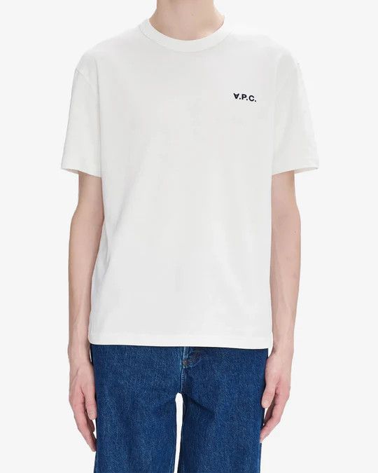 A.P.C. o1mle1125 Boxy Petit VPC T-Shirt in White Size US S / EU 44-46 / 1 - 2 Thumbnail
