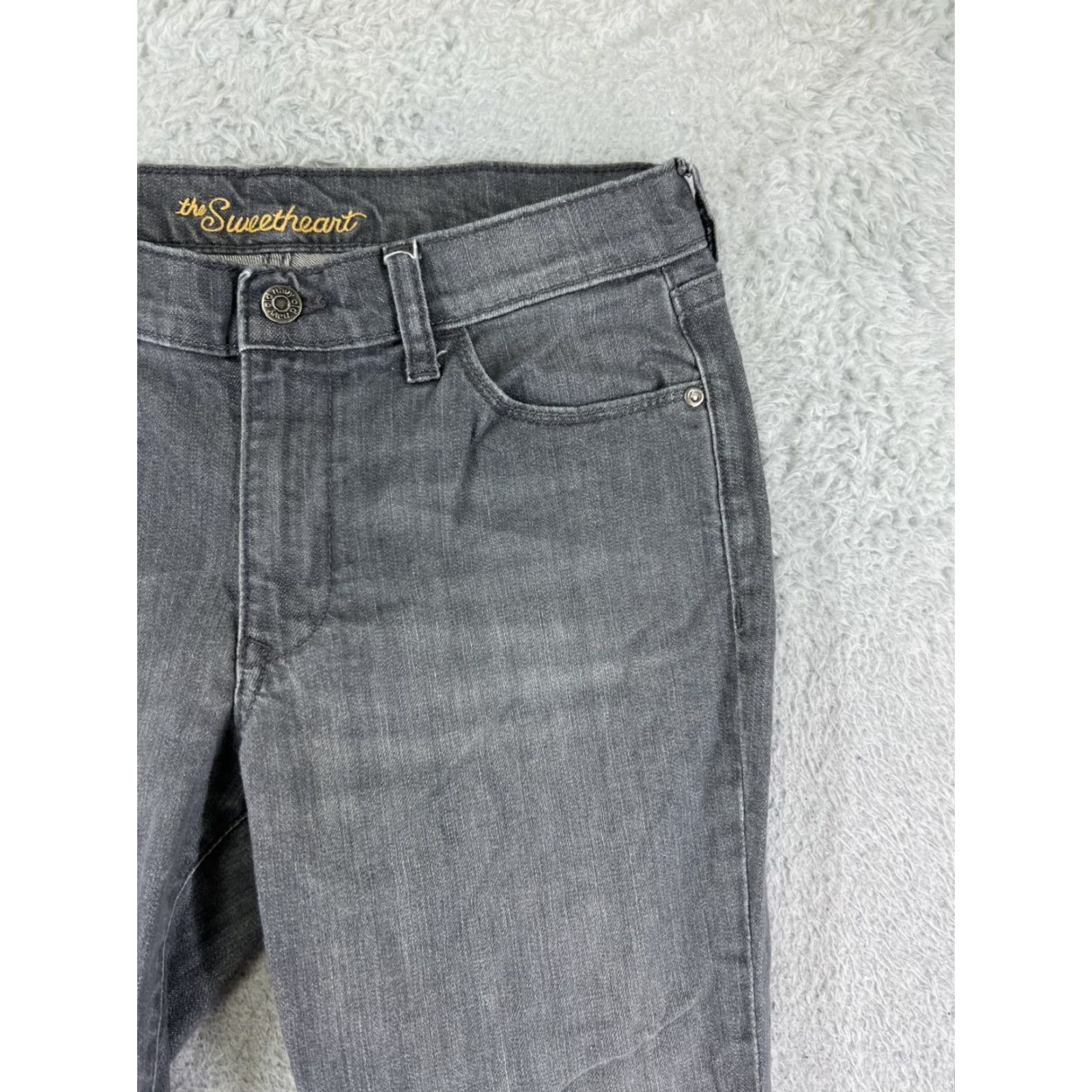 Old Navy Old Navy Jeans Womens 8 Gray Denim Bootcut 5-Pocket Cotton Blend Regular Size 30" / US 8 / IT 44 - 7 Thumbnail
