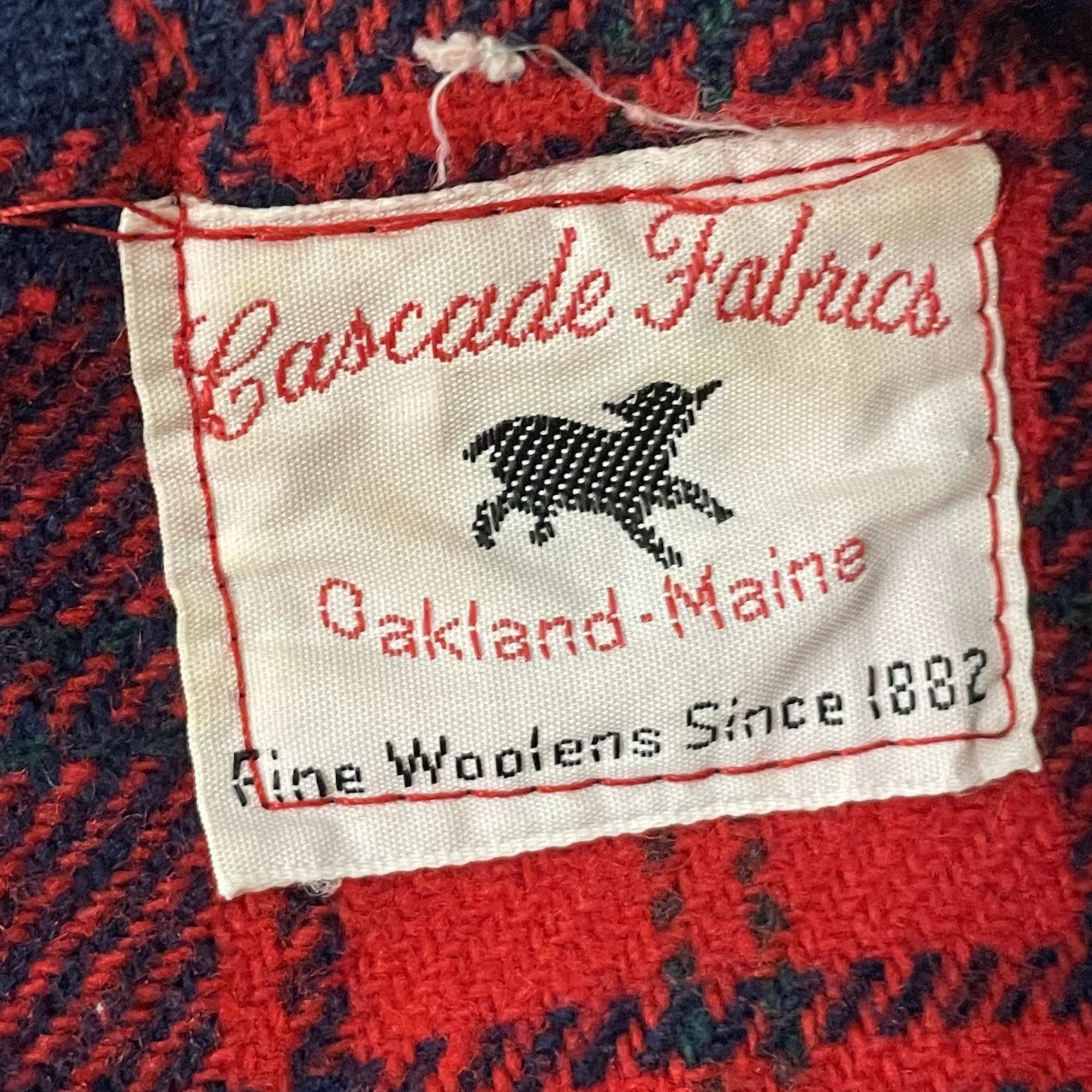 Other Vtg Cascade Fabrics PLAID CHRISTMAS Tweed Jacket Blazer Size XL / US 12-14 / IT 48-50 - 5 Thumbnail