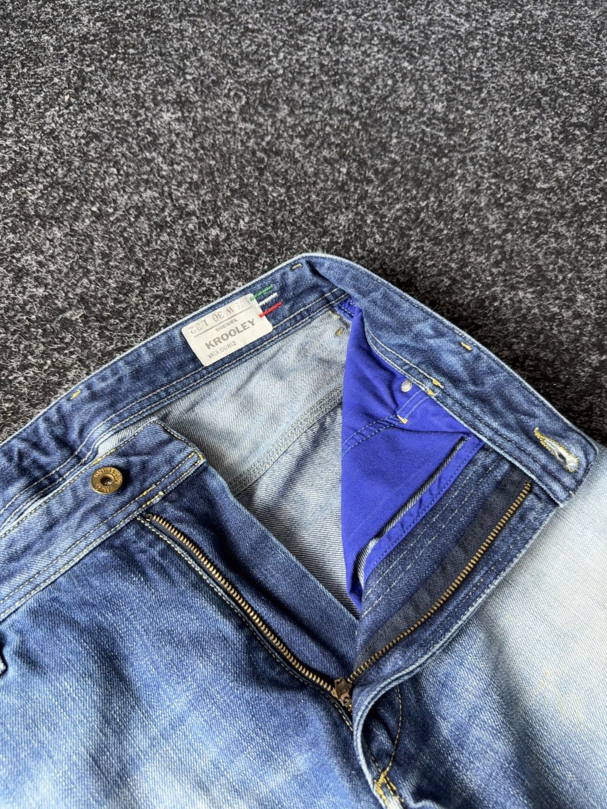 Diesel Vintage 00s Y2K Diesel Luxury Krooley Denim pants Jeans Size US 30 / EU 46 - 10 Thumbnail
