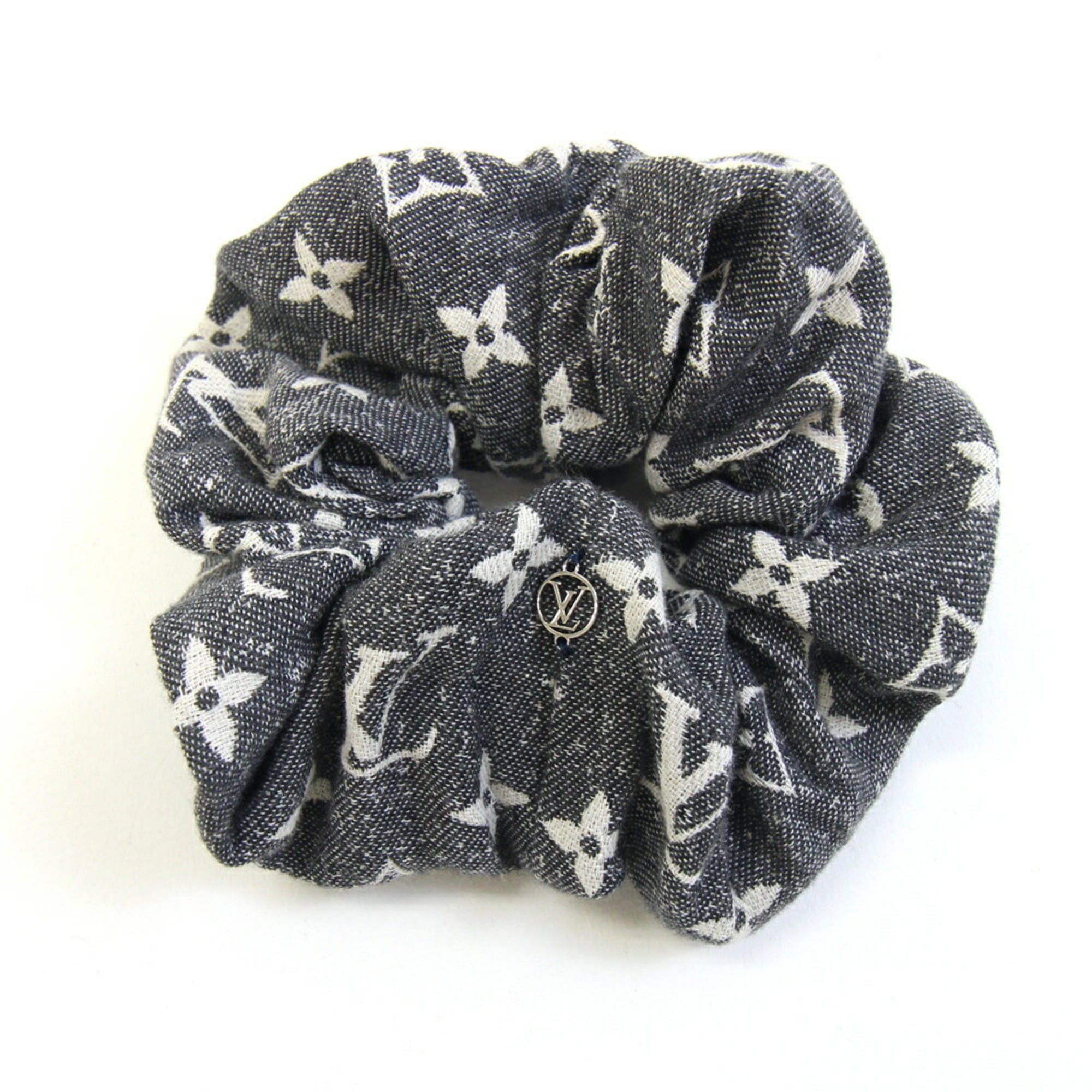 Louis Vuitton Scrunchie Monogram Jacquard Denim M78226 Gray  display picture 1