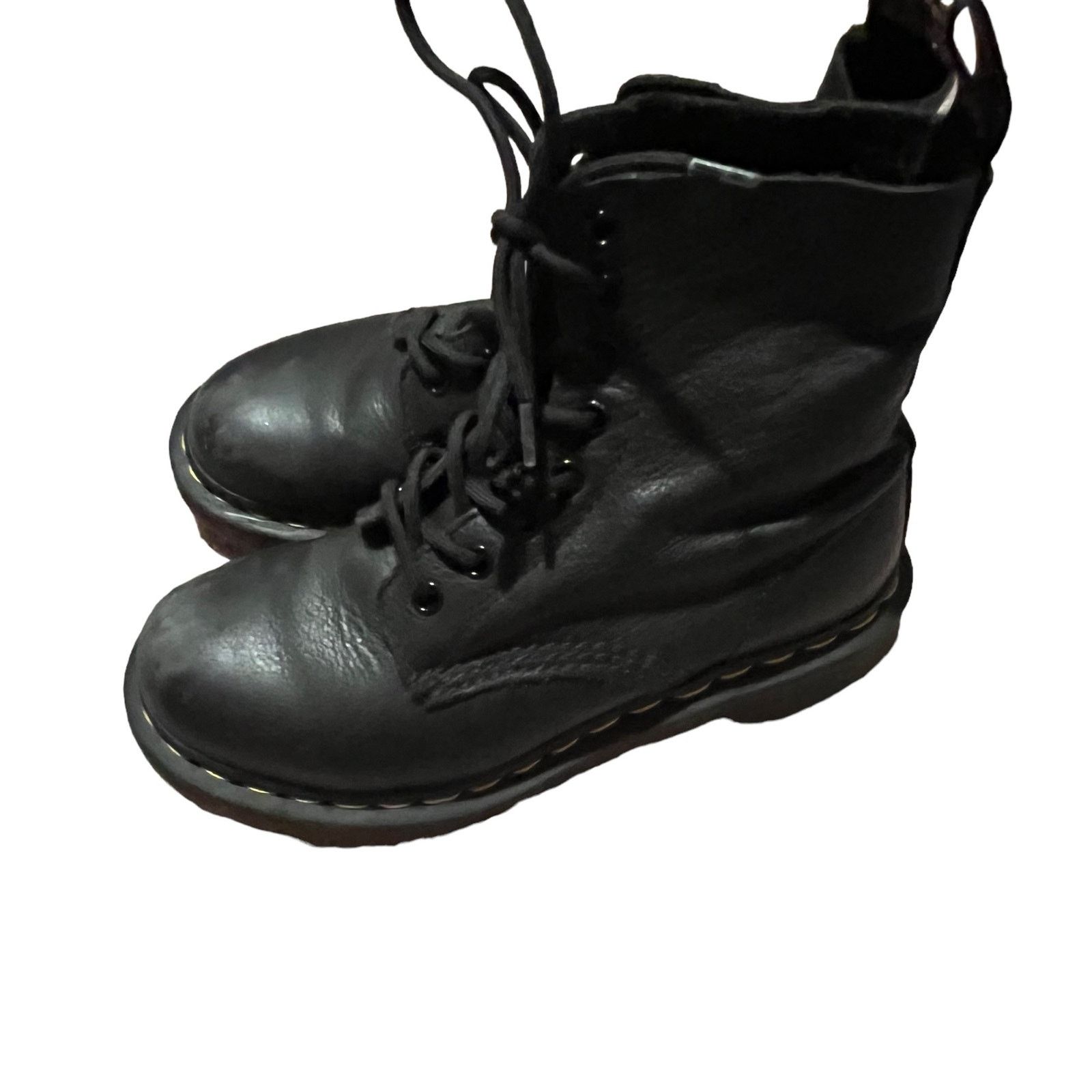 Dr. Martens Dr. Martens 1460 Pascal 8 Eye Lace Up Leather Boots Black 6 Size US 6 / IT 36 - 5 Thumbnail