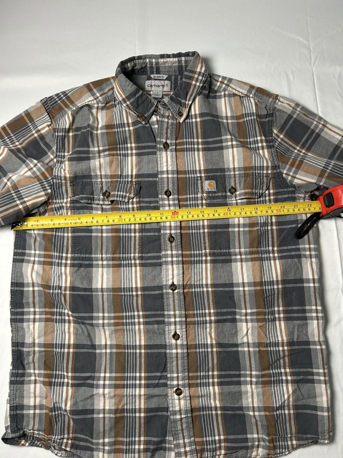 Carhartt Carhartt Pocket Shirt Heavyweight Overshirt Workwear Check Size US L / EU 52-54 / 3 - 5 Thumbnail